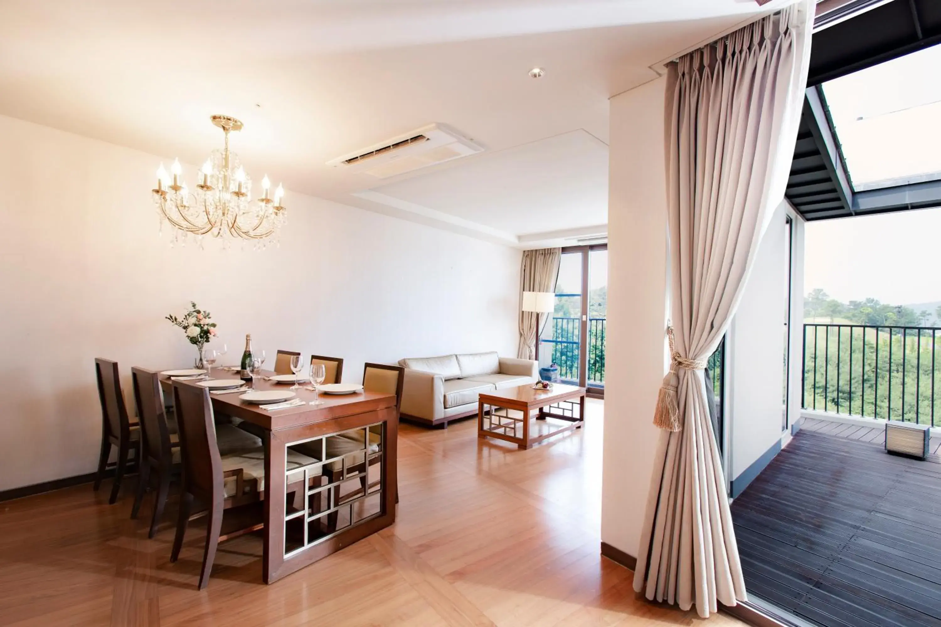 Living room in Lotte Buyeo Resort Living room in Lotte Buyeo Resort