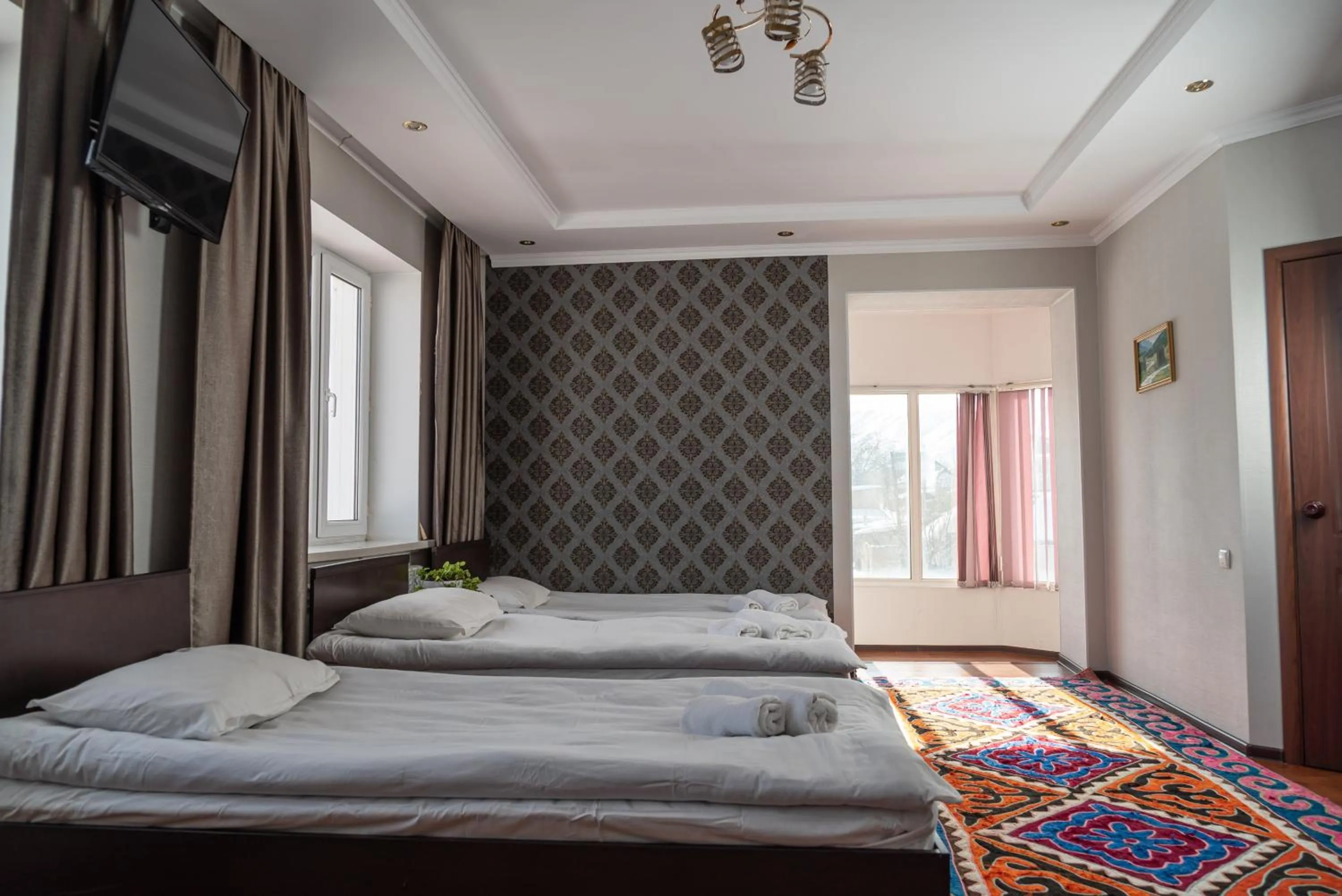 Bed in Baytor Guest House