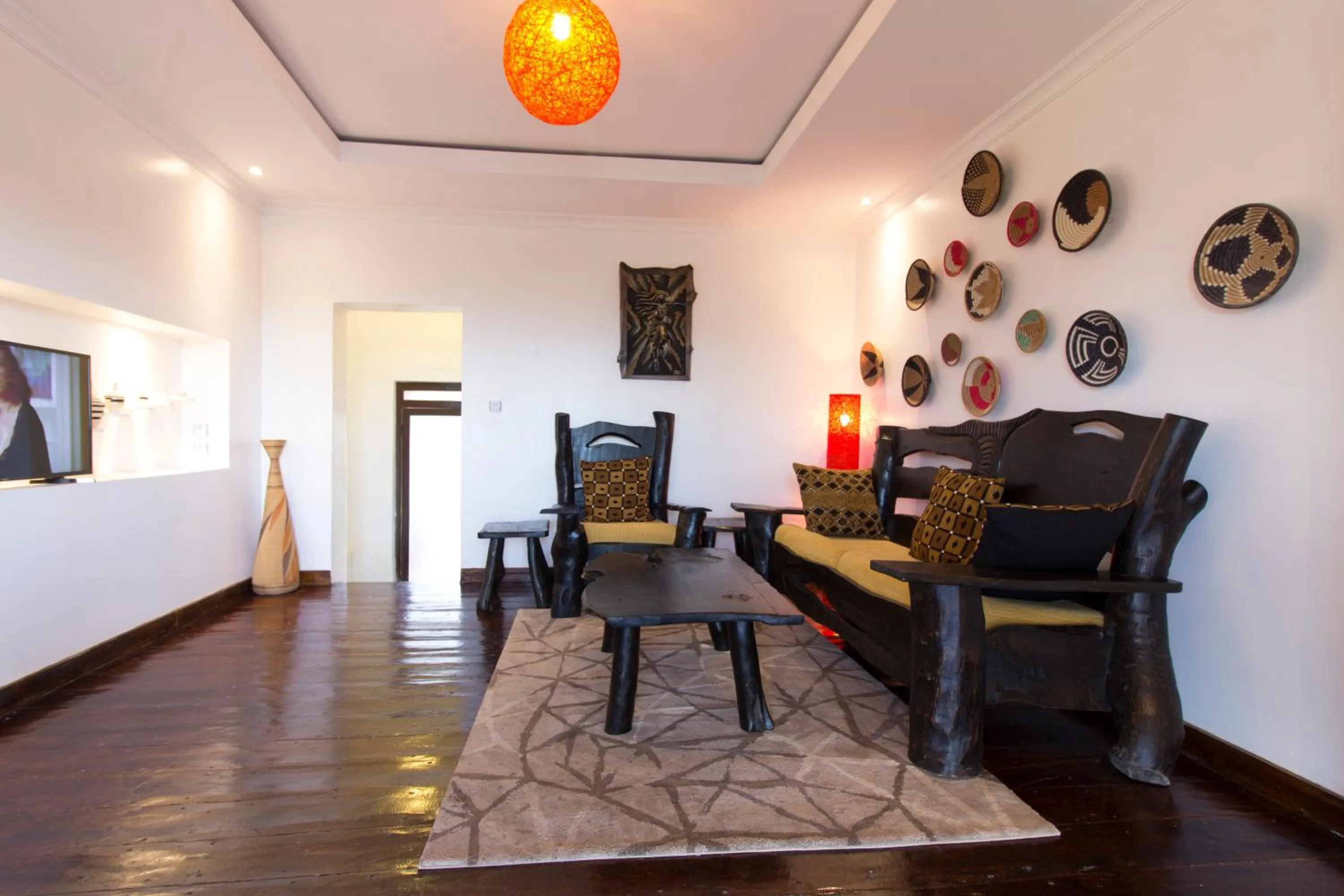 Living room in Inside Afrika Boutique Hotel