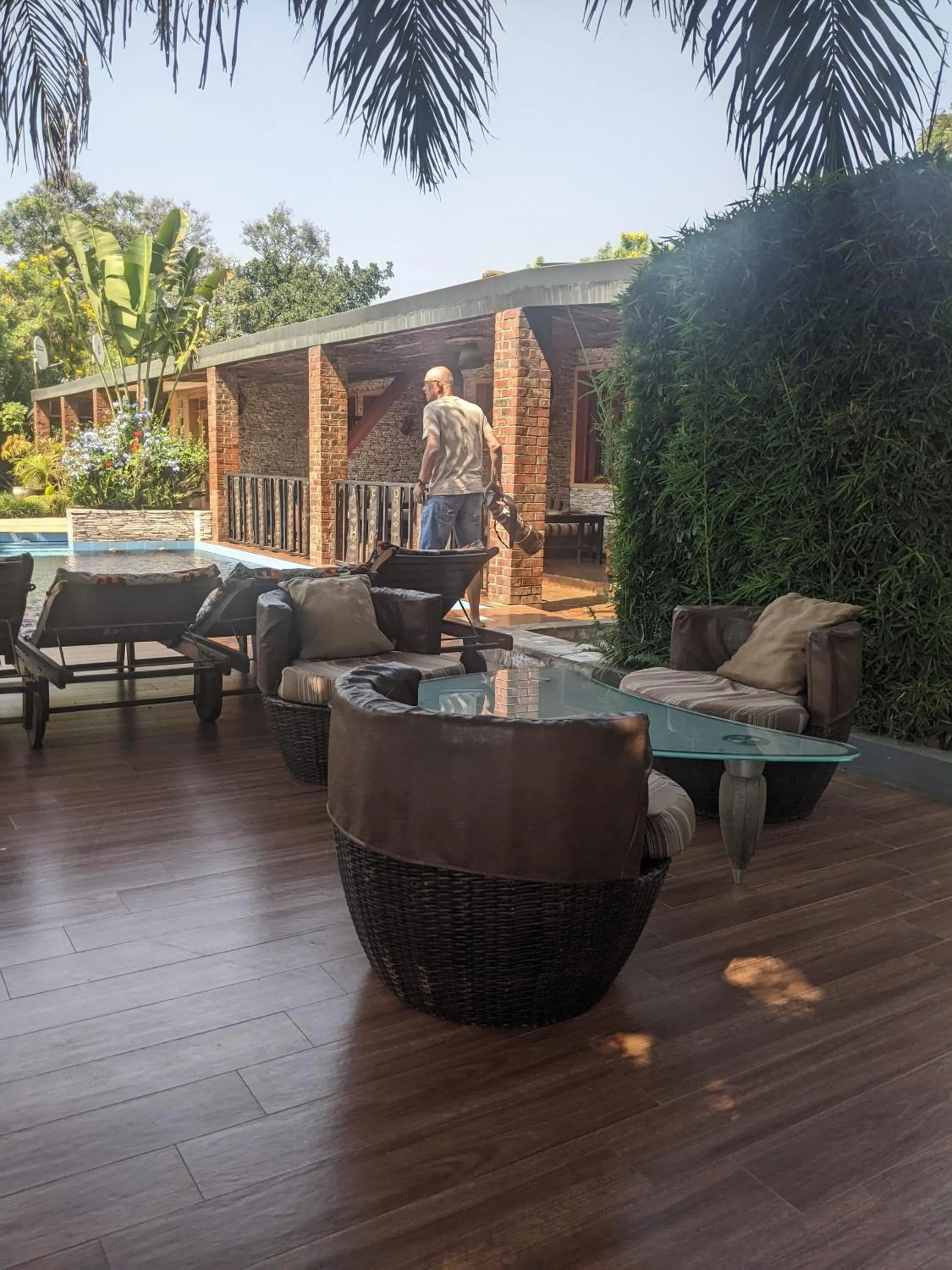 Balcony/Terrace in Inside Afrika Boutique Hotel