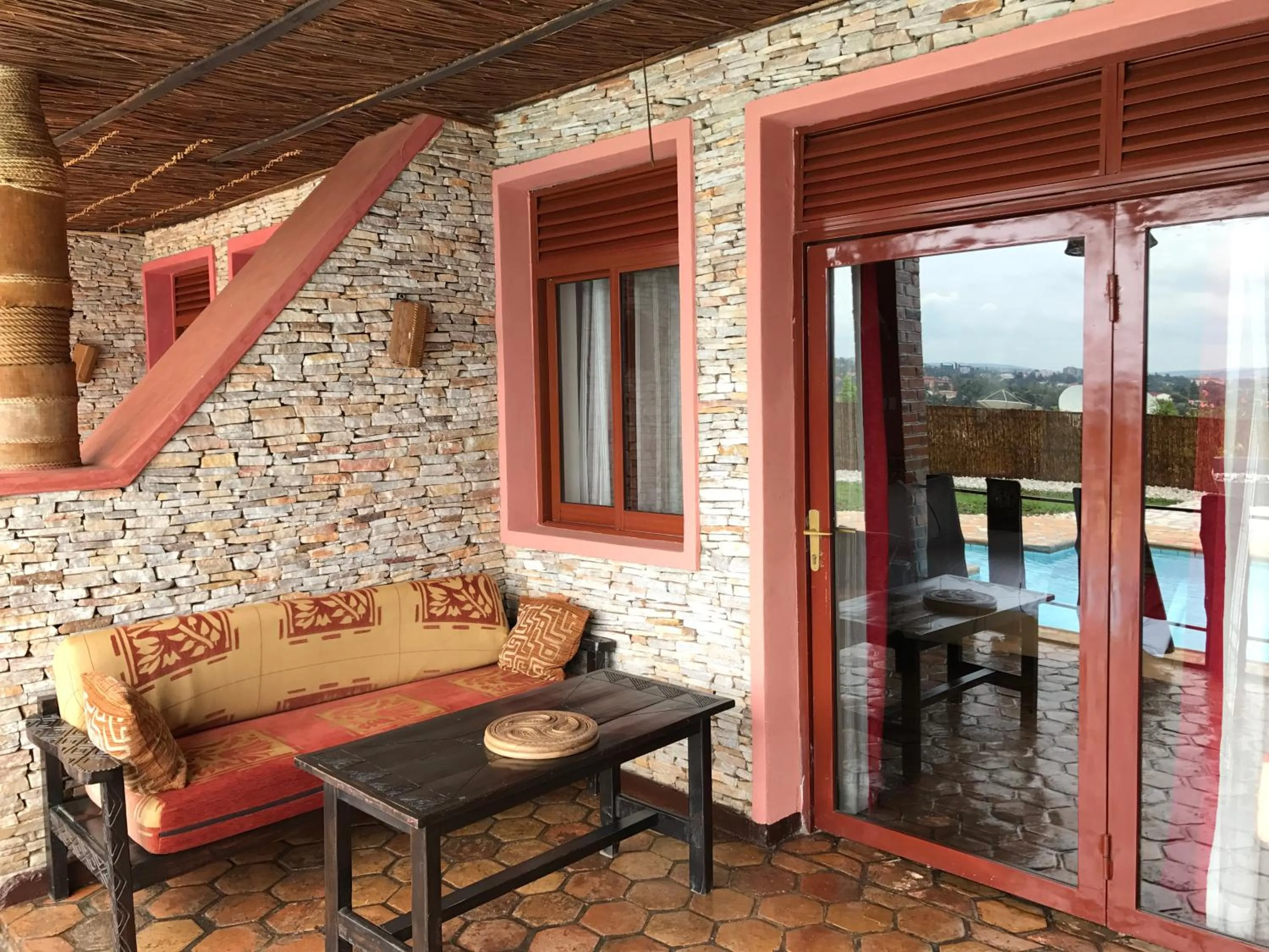 Patio in Inside Afrika Boutique Hotel