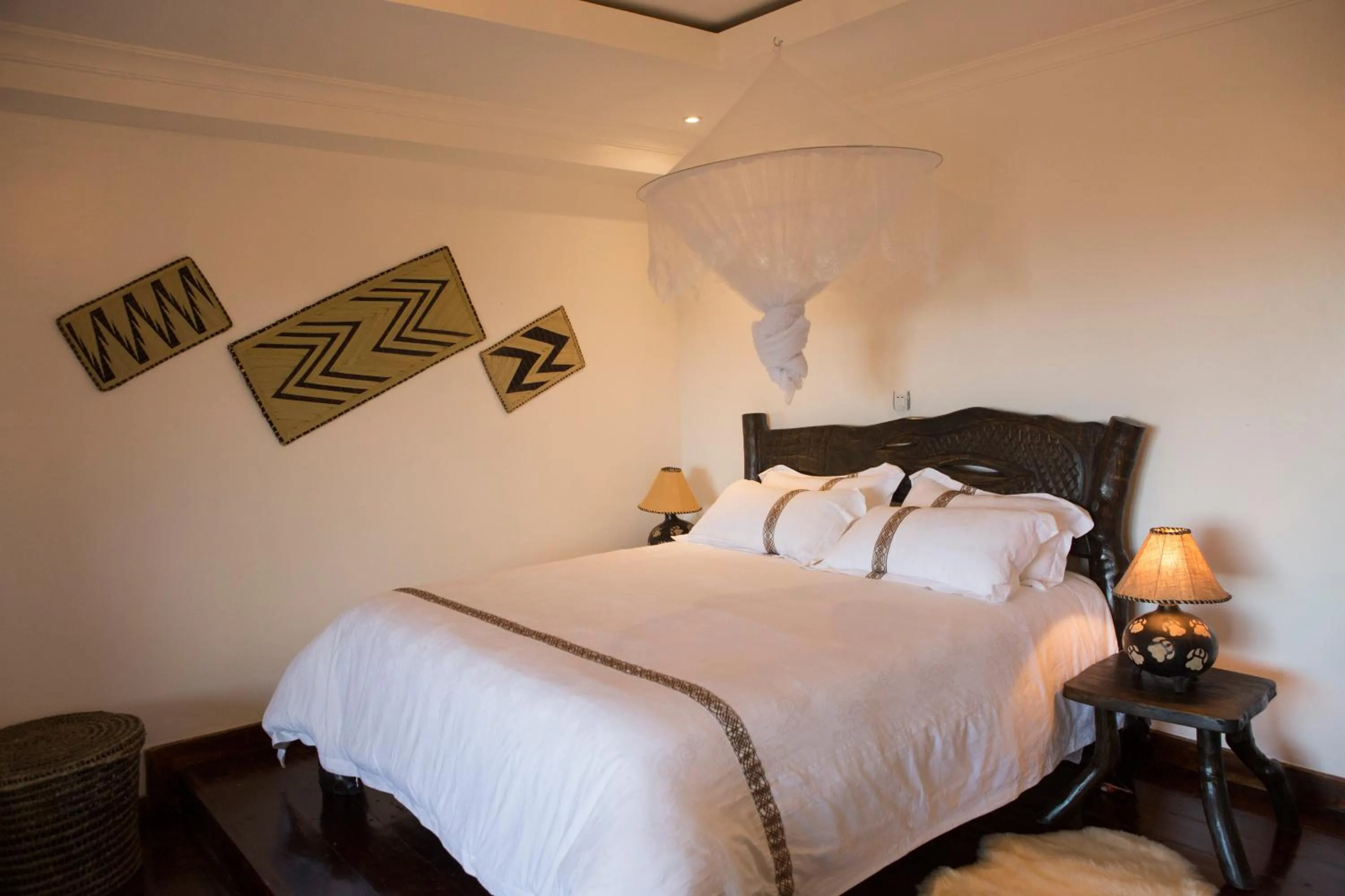 Bed in Inside Afrika Boutique Hotel