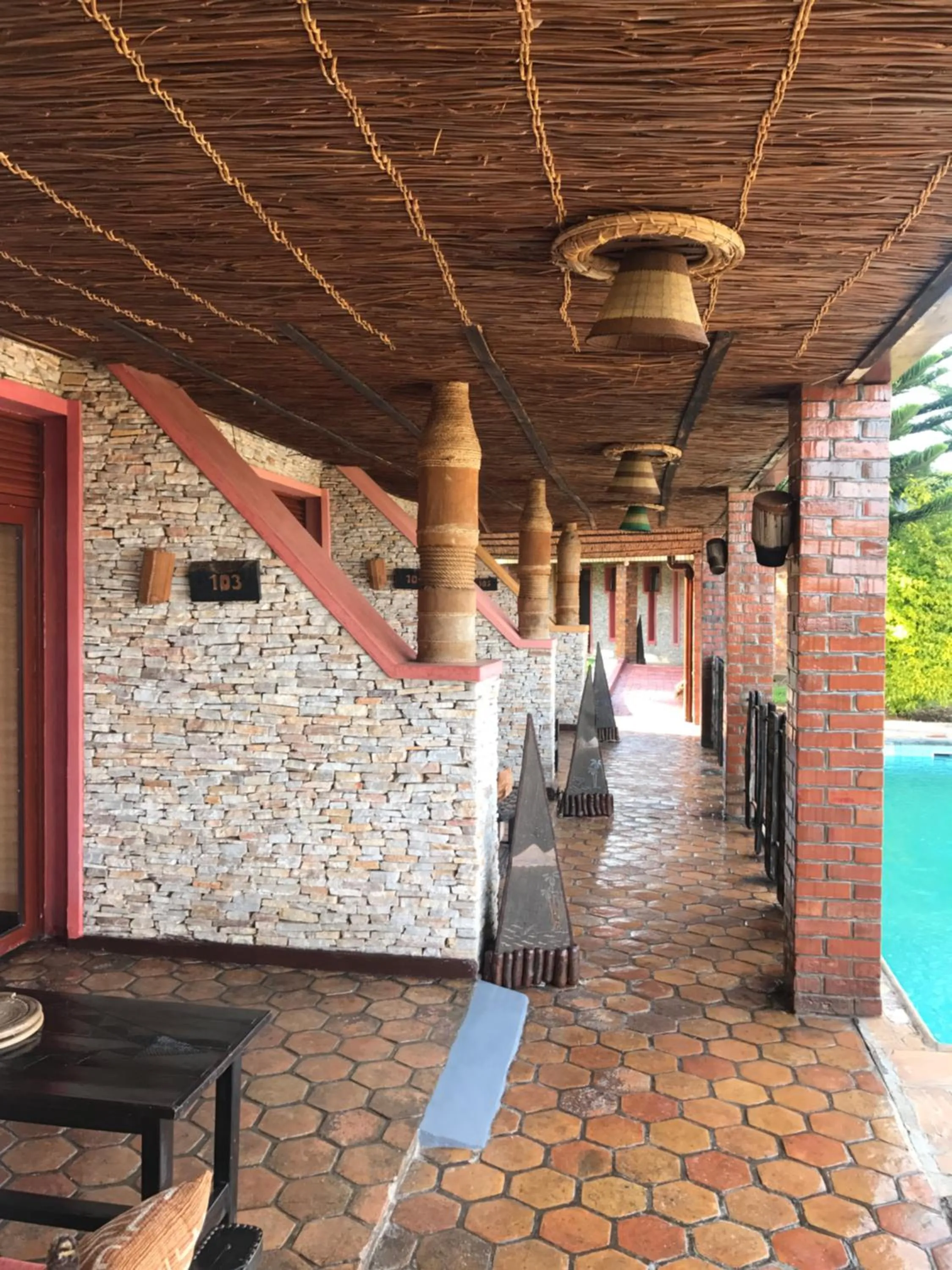Balcony/Terrace in Inside Afrika Boutique Hotel