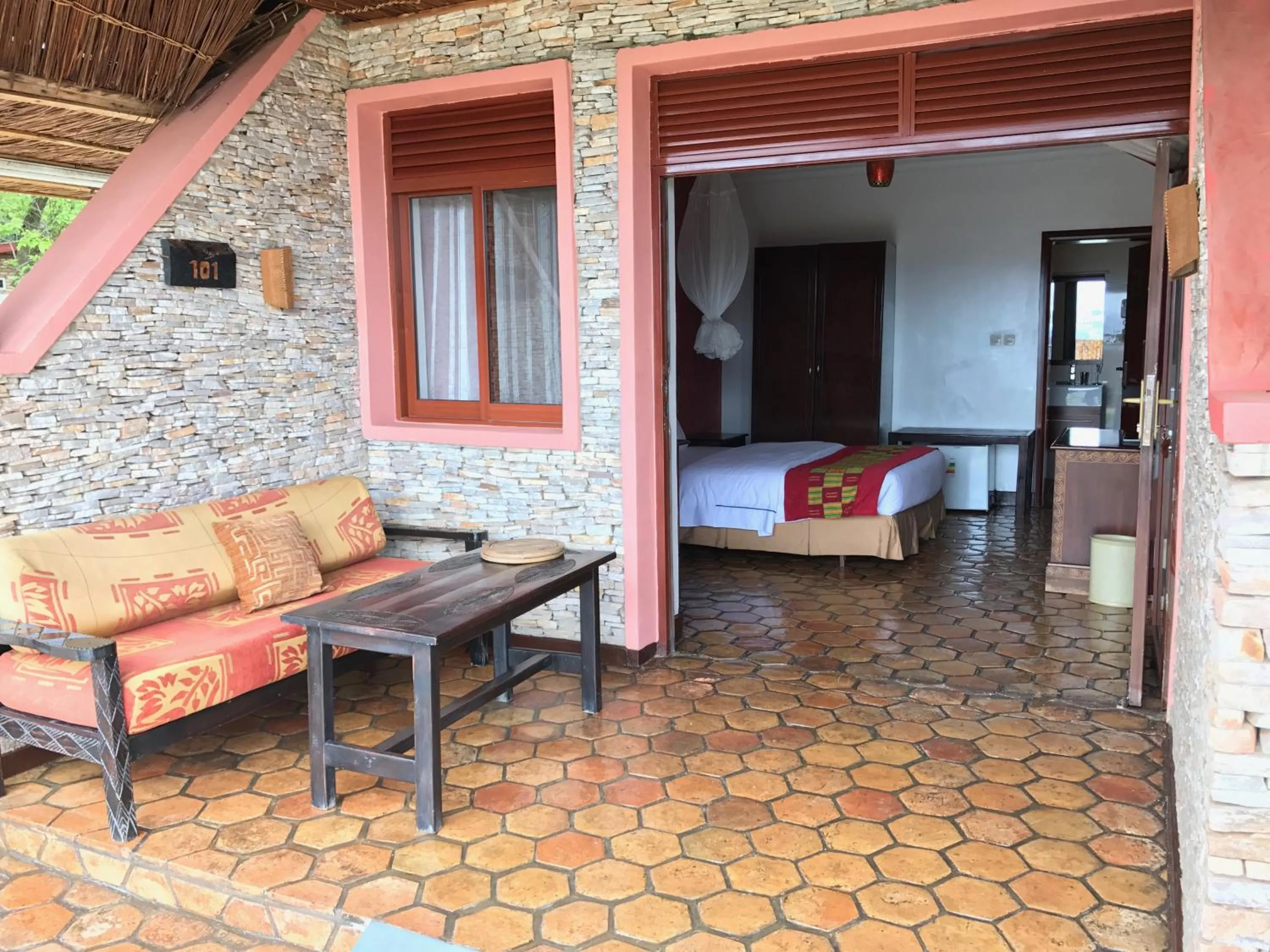 Patio in Inside Afrika Boutique Hotel