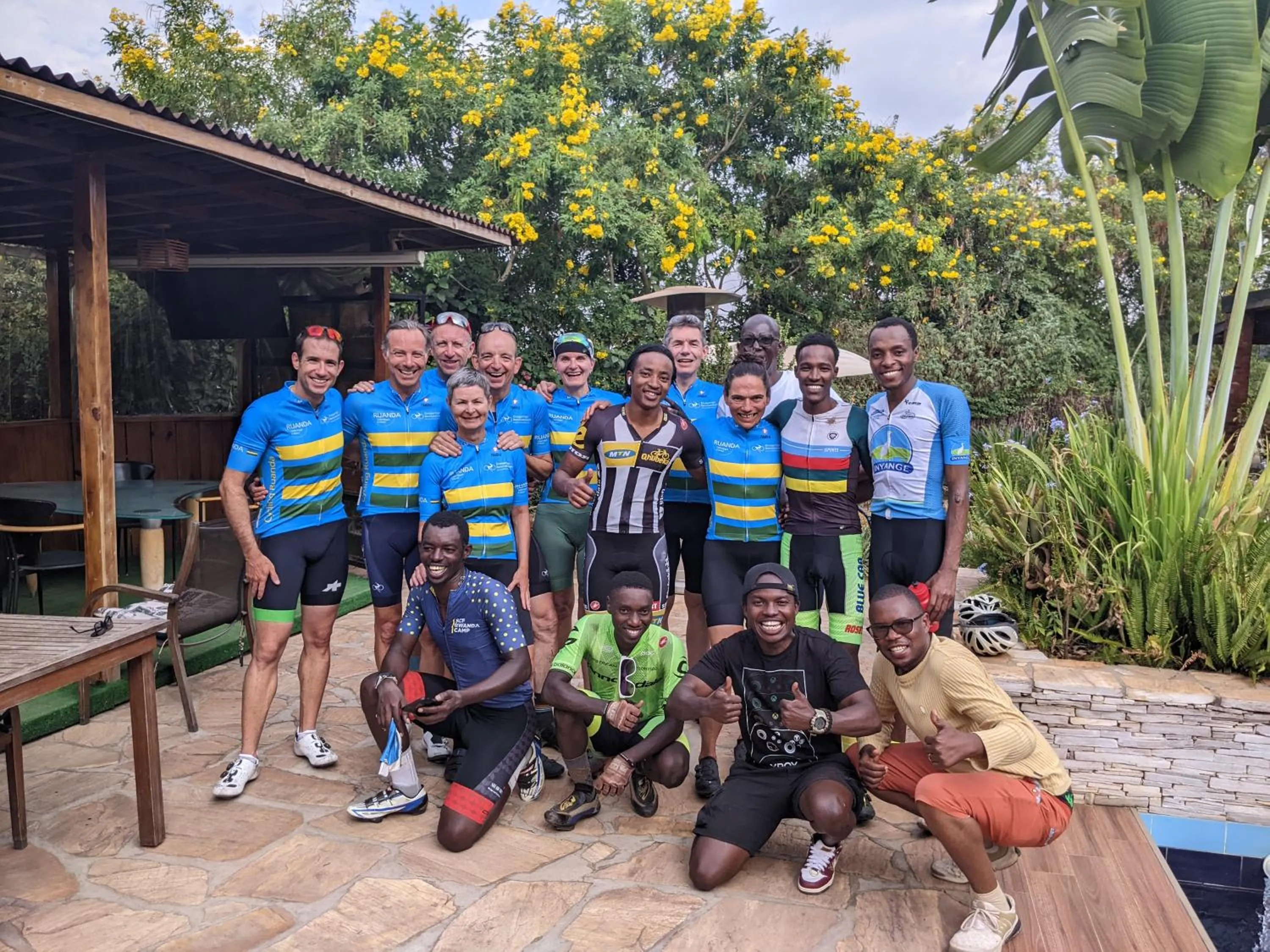 group of guests in Inside Afrika Boutique Hotel