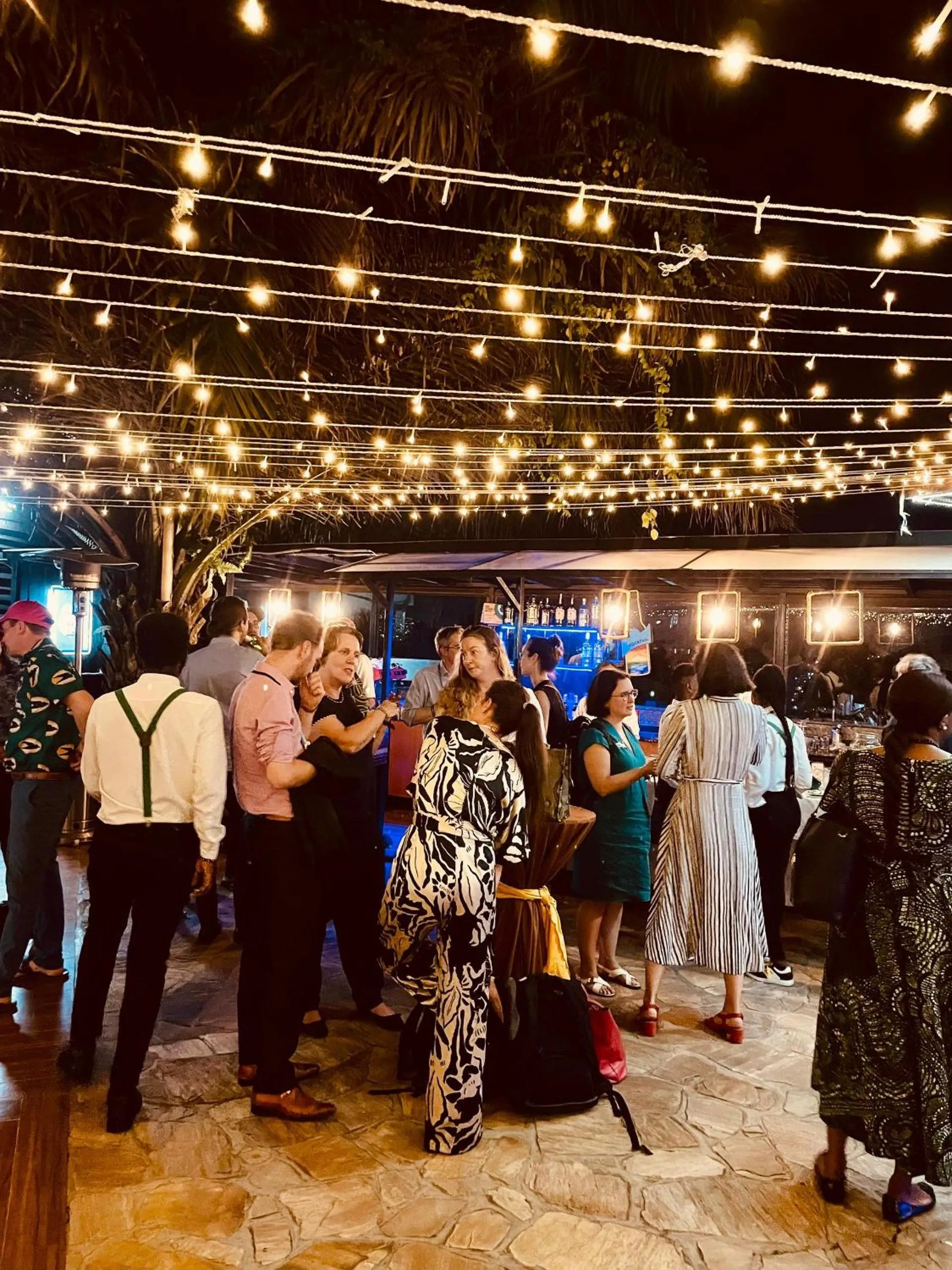 group of guests in Inside Afrika Boutique Hotel
