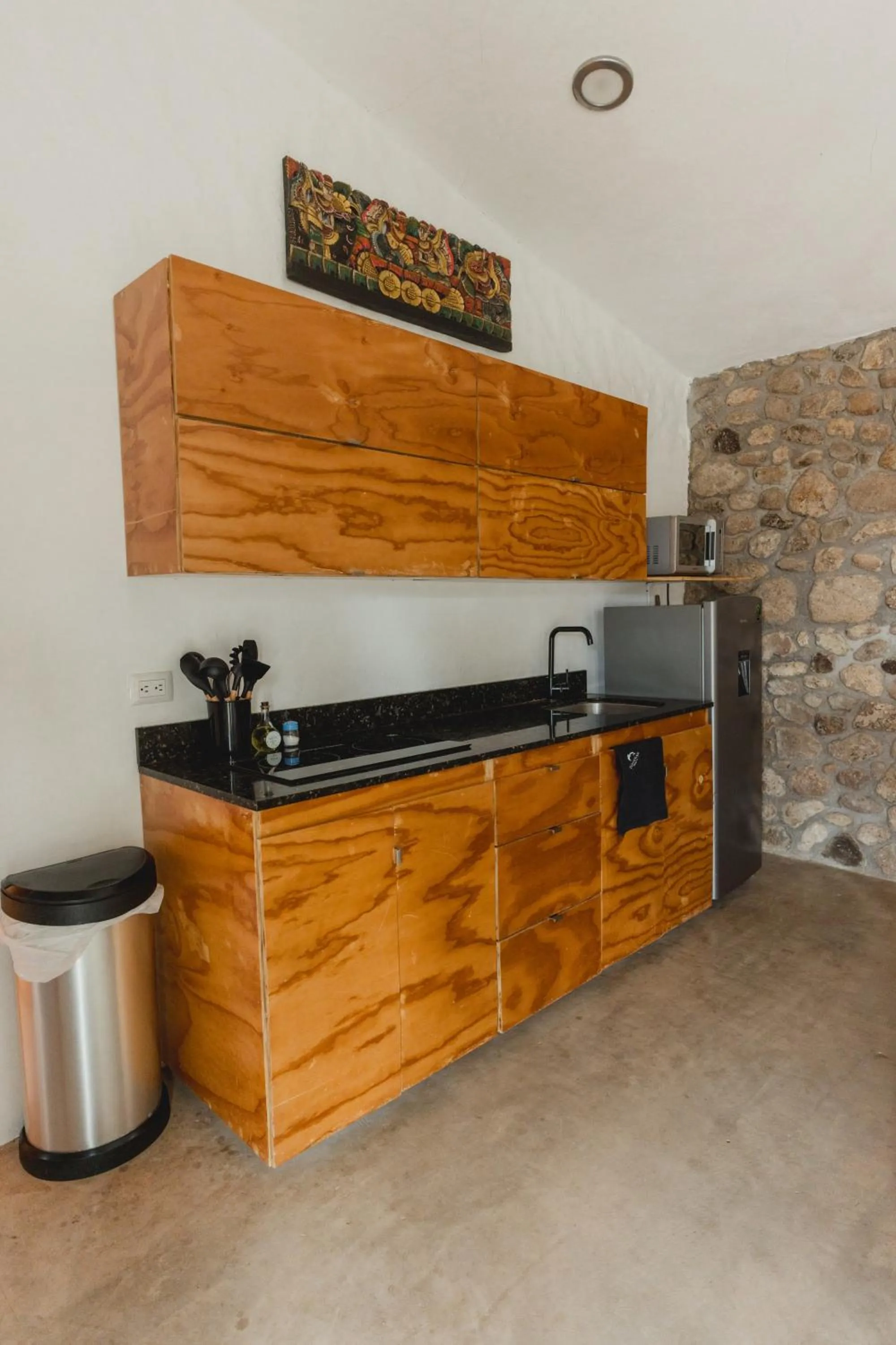 Kitchen or kitchenette in Toninas México Bungalow