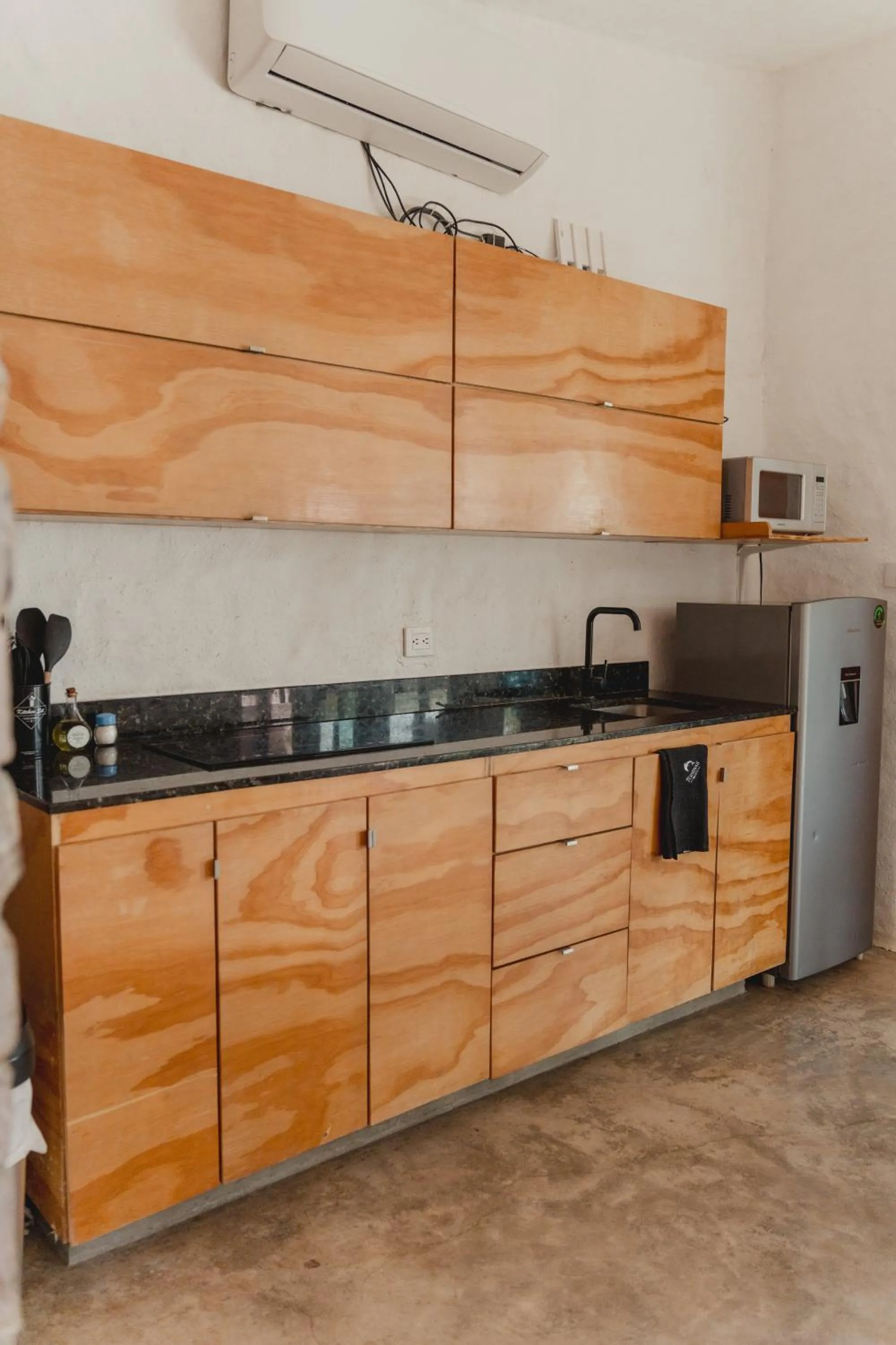 Kitchen or kitchenette in Toninas México Bungalow