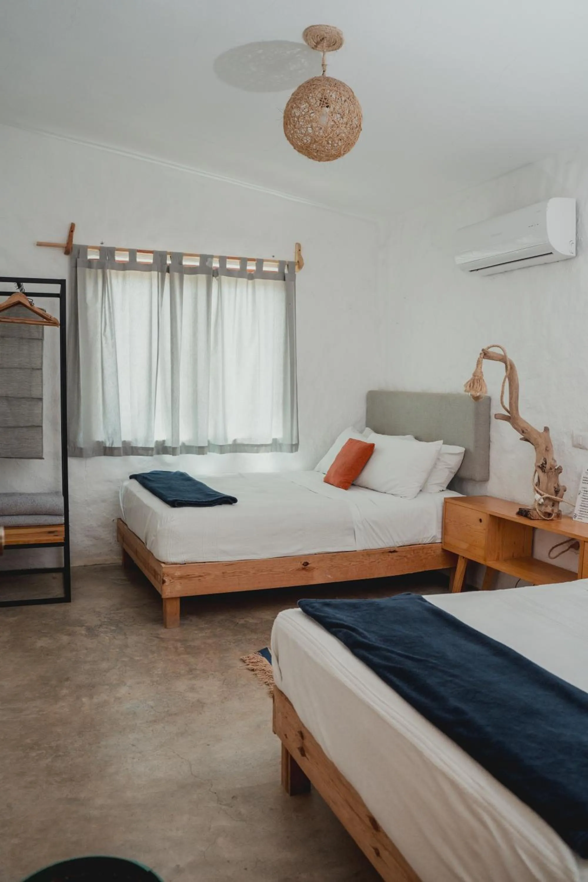 Bed in Toninas México Bungalow