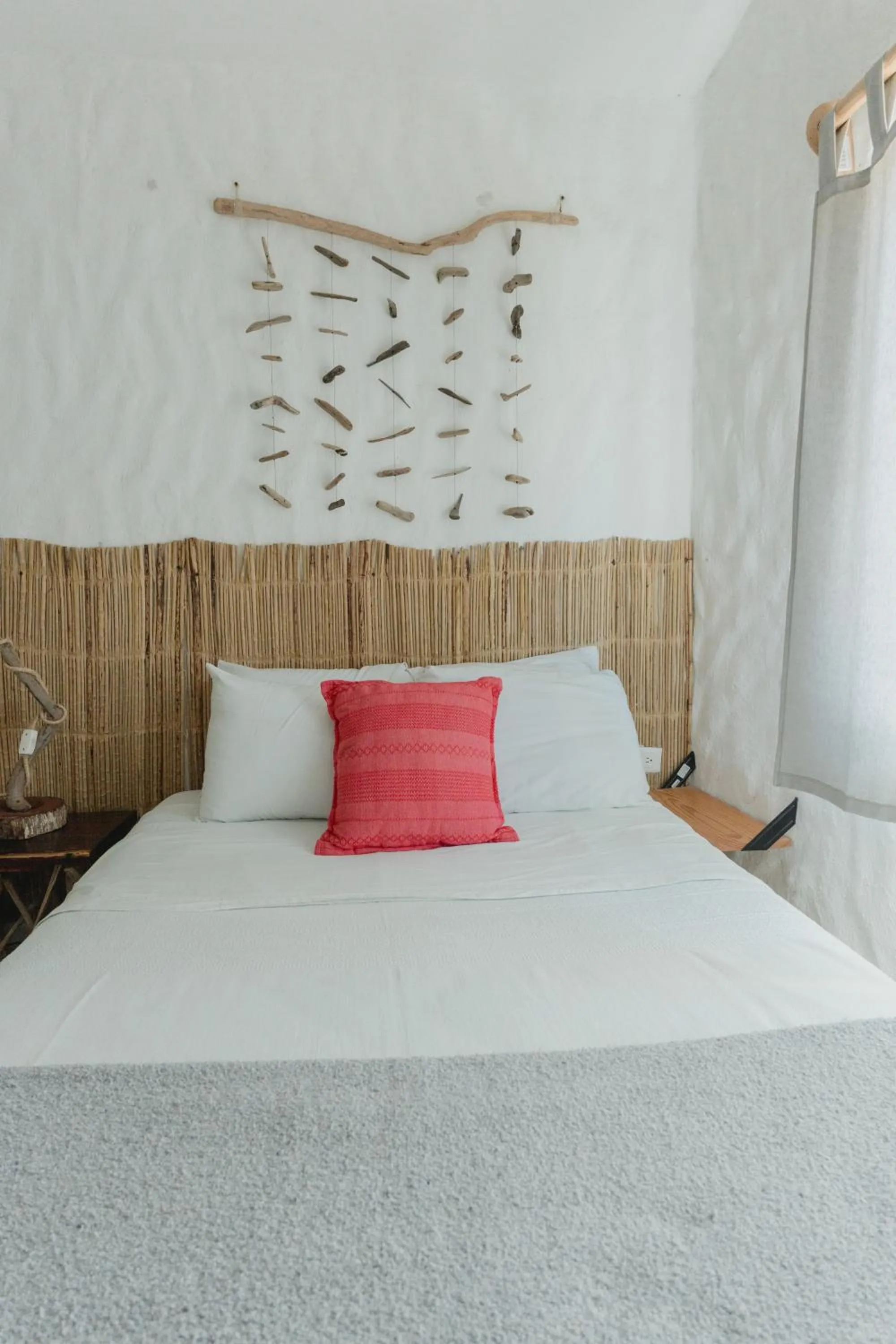 Bed in Toninas México Bungalow