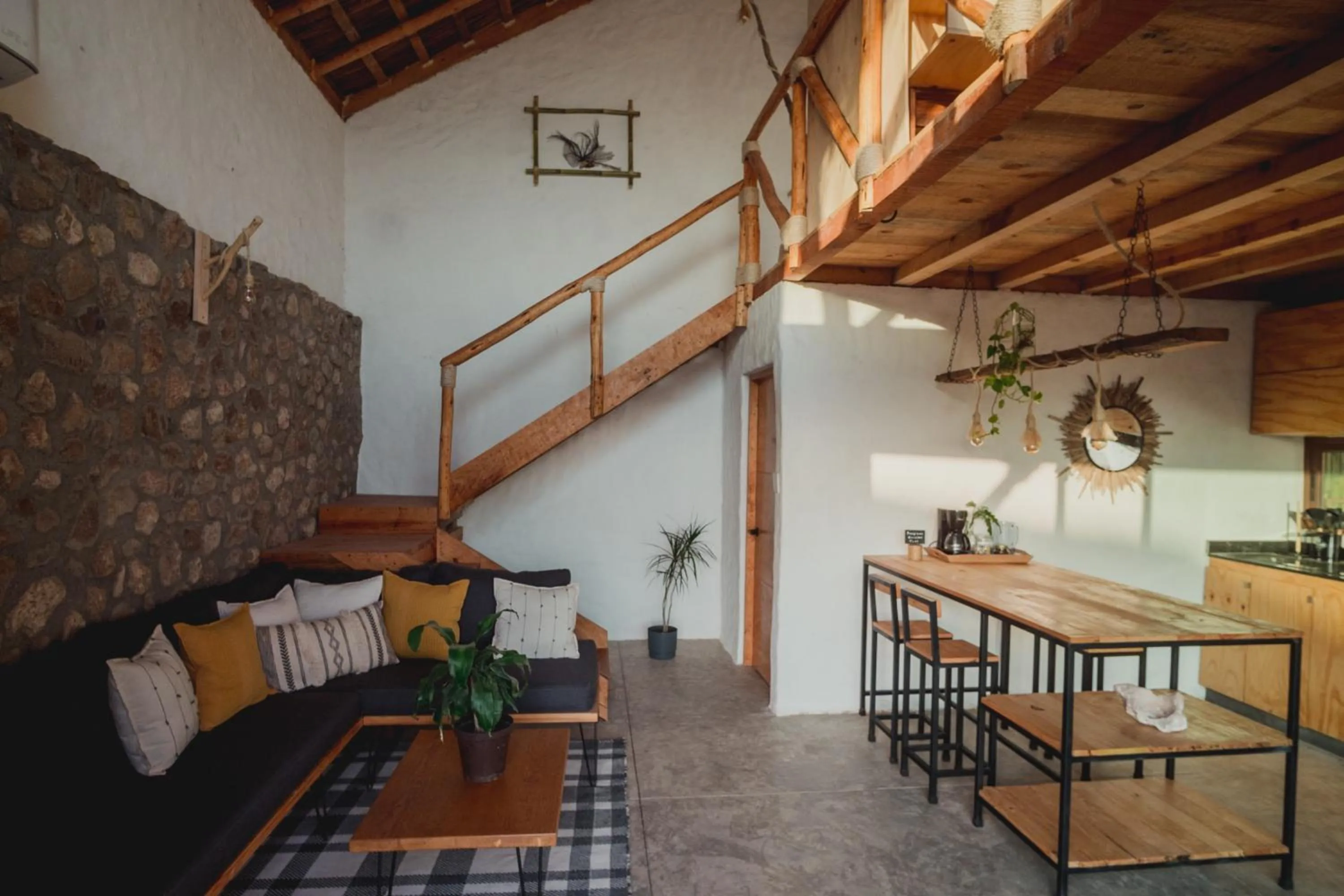 Kitchen or kitchenette in Toninas México Bungalow