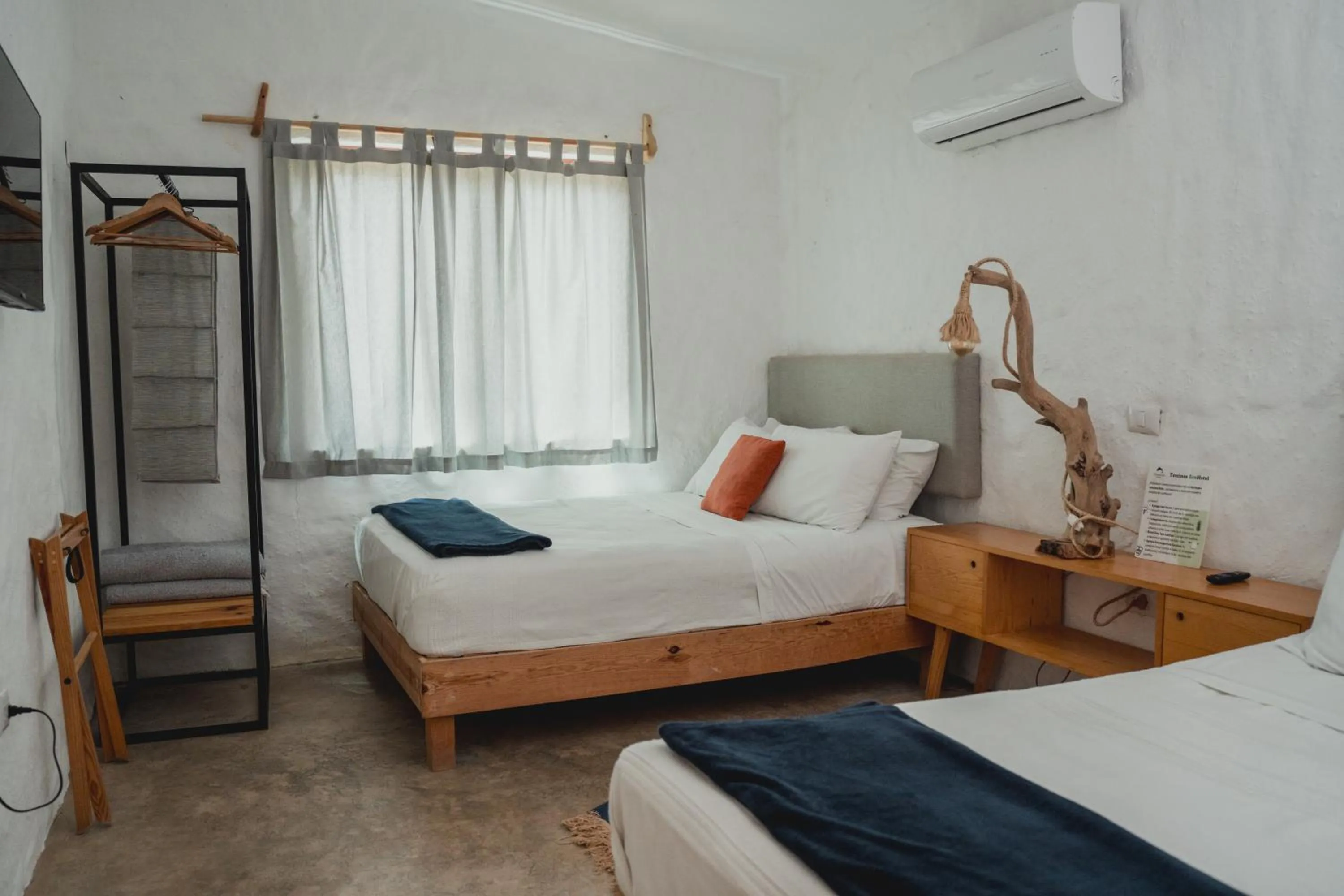 Bed in Toninas México Bungalow