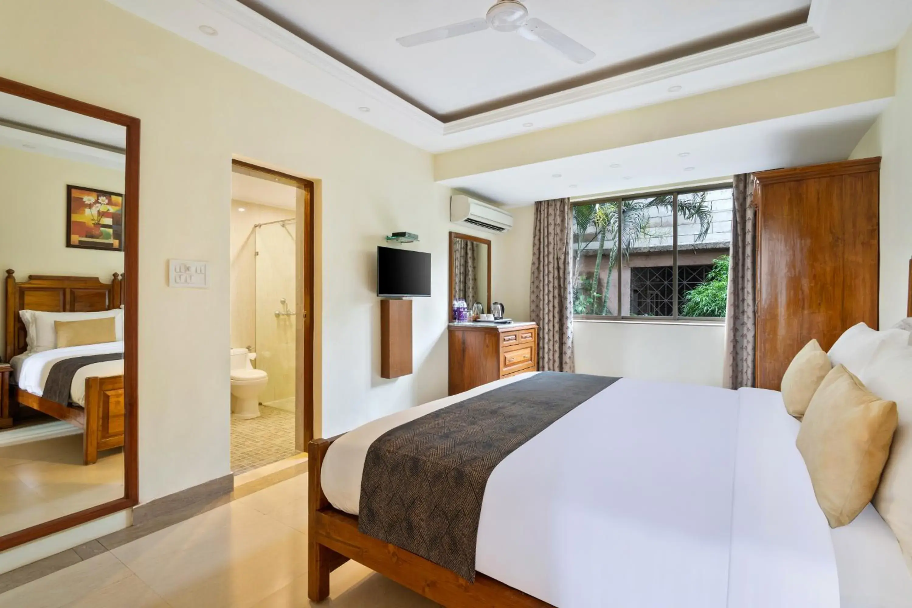 Bed in De Mandarin Beach Resort Suites & Villas, Candolim Bed in De Mandarin Beach Resort Suites & Villas, Candolim
