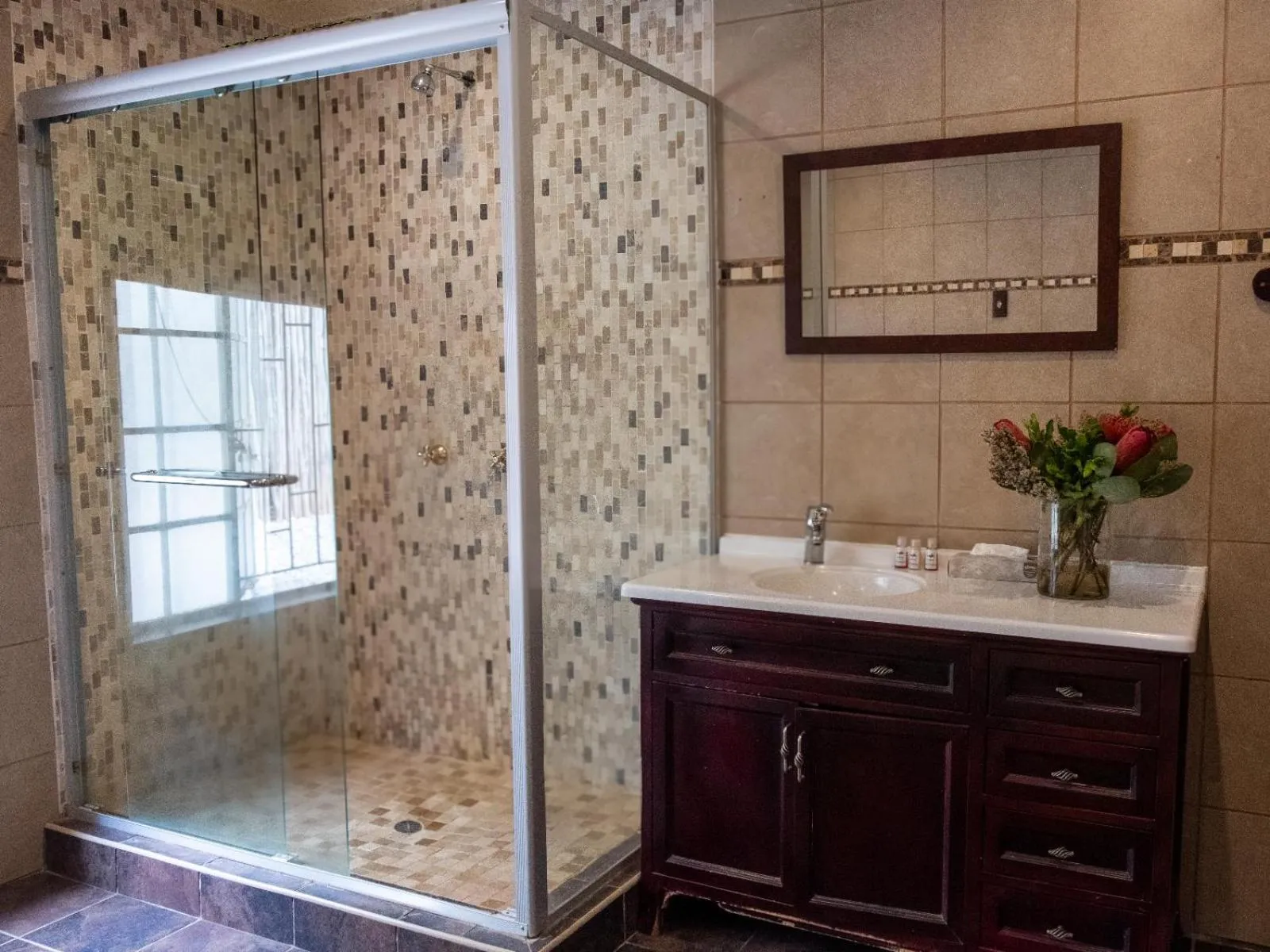 Shower in Zebra Nature Reserve