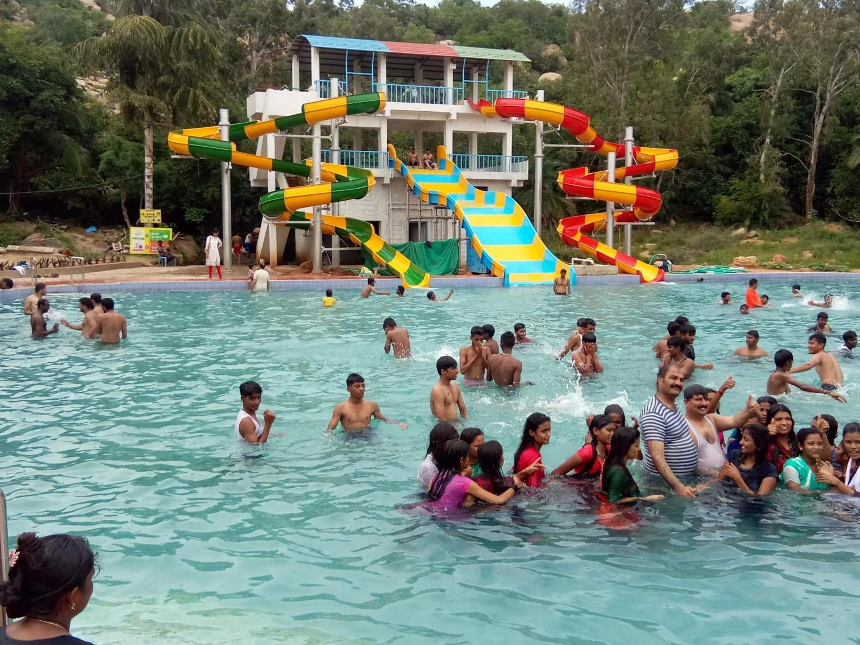 Aqua park in Kishkinda Heritage Resort