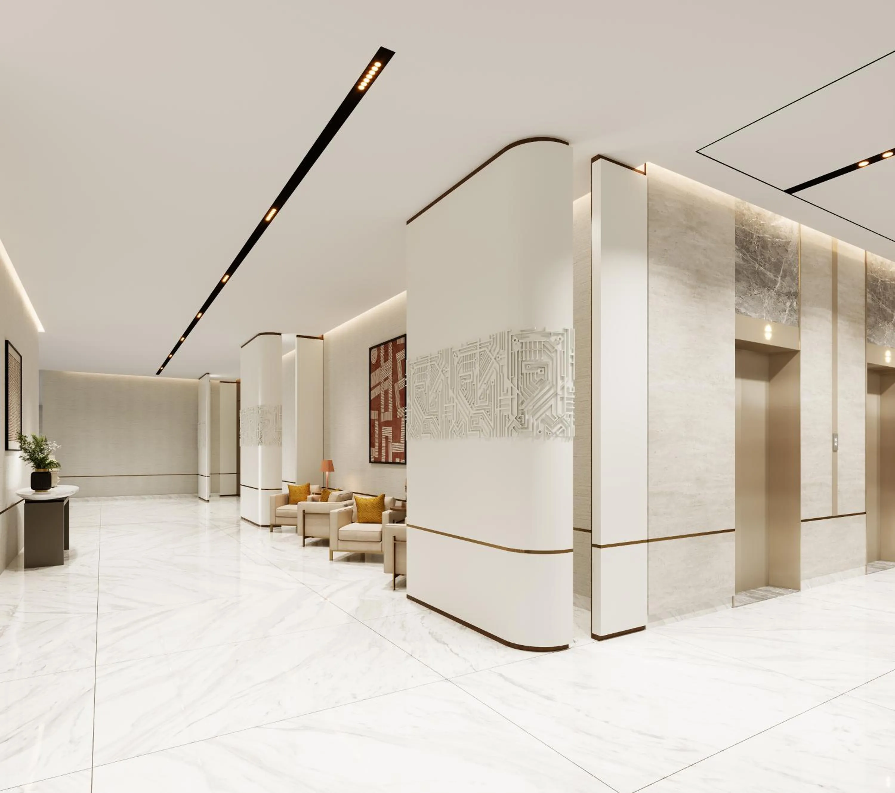 Lobby or reception in Vintage Grand Hotel Dubai