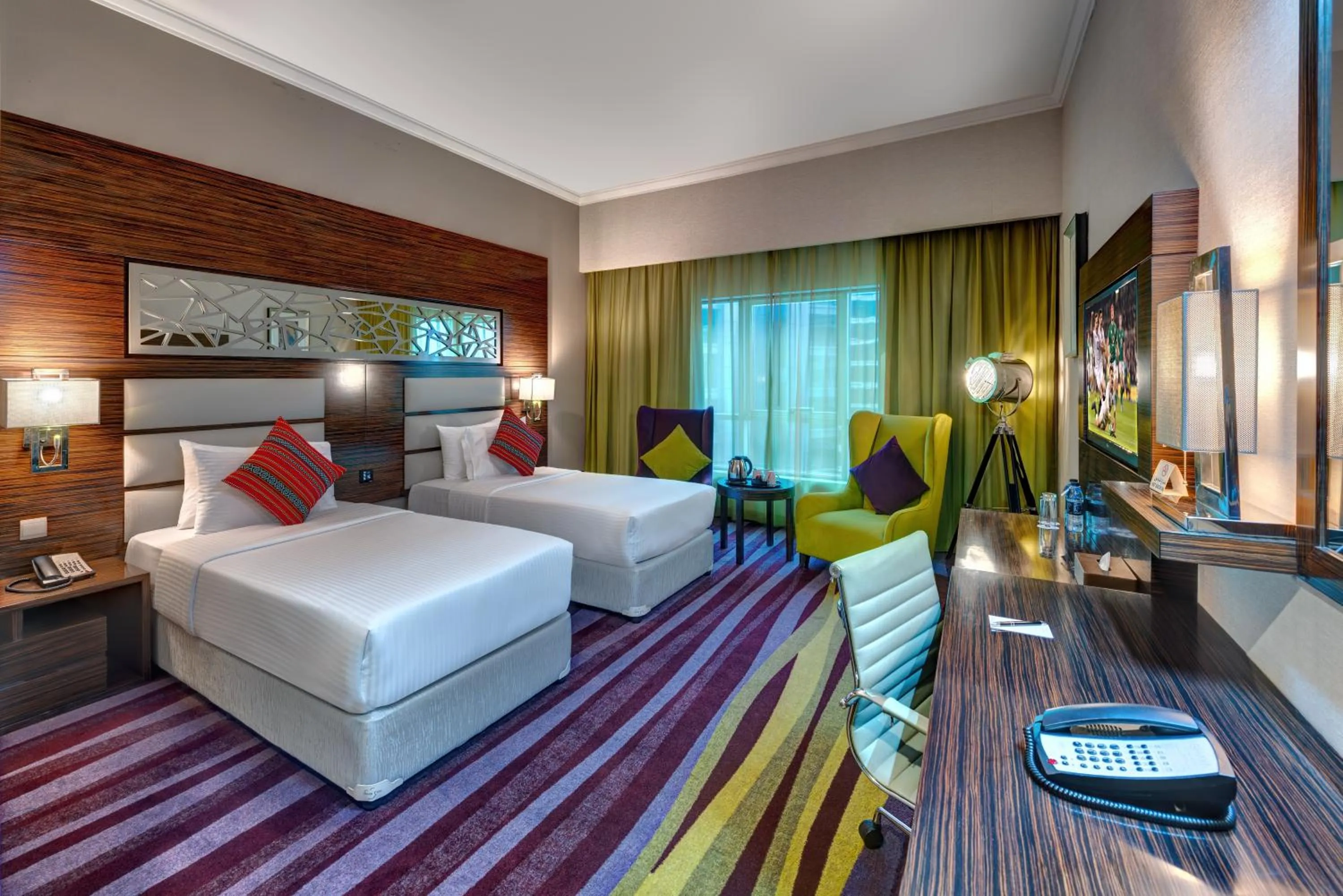 Twin Room in Marriott Hotel Production City, Dubai