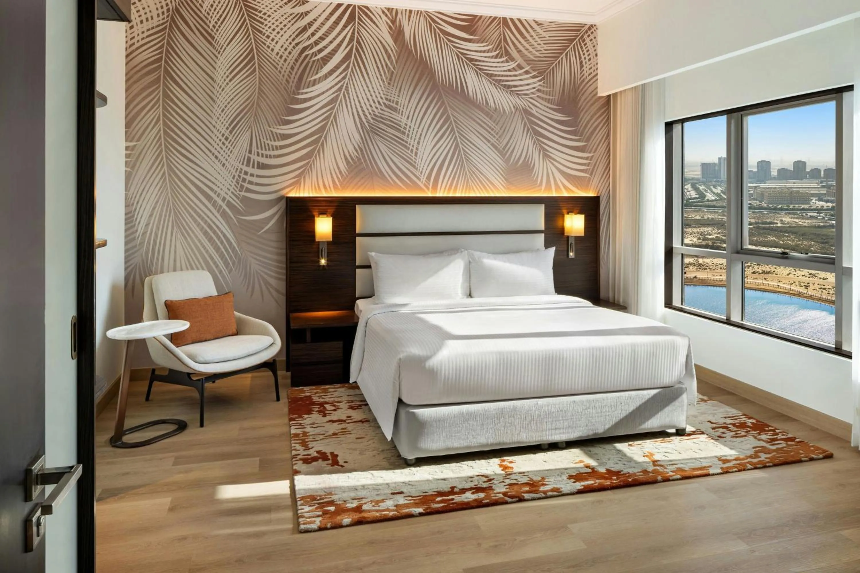 Bedroom, Bed in Vintage Grand Hotel Dubai