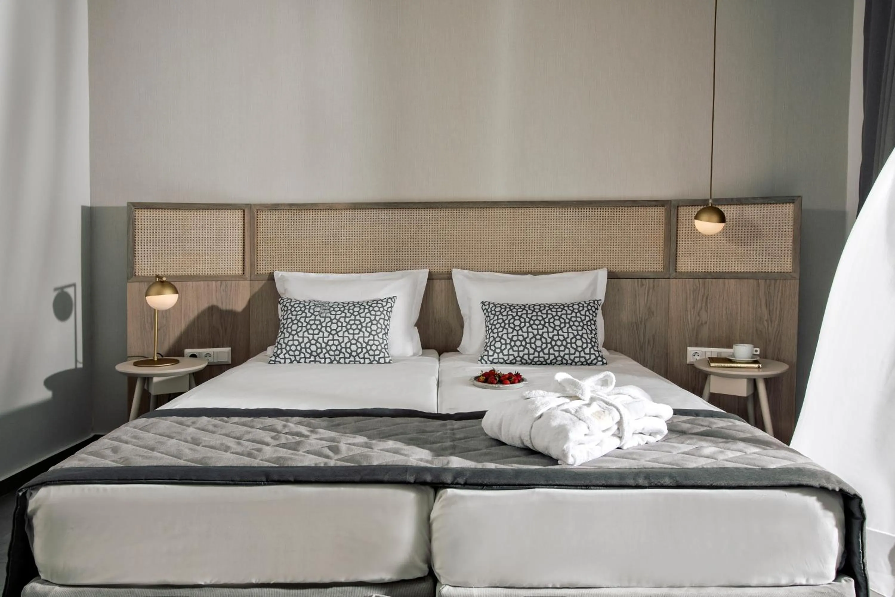 Bed in Possidi Holidays Resort & Suite Hotel