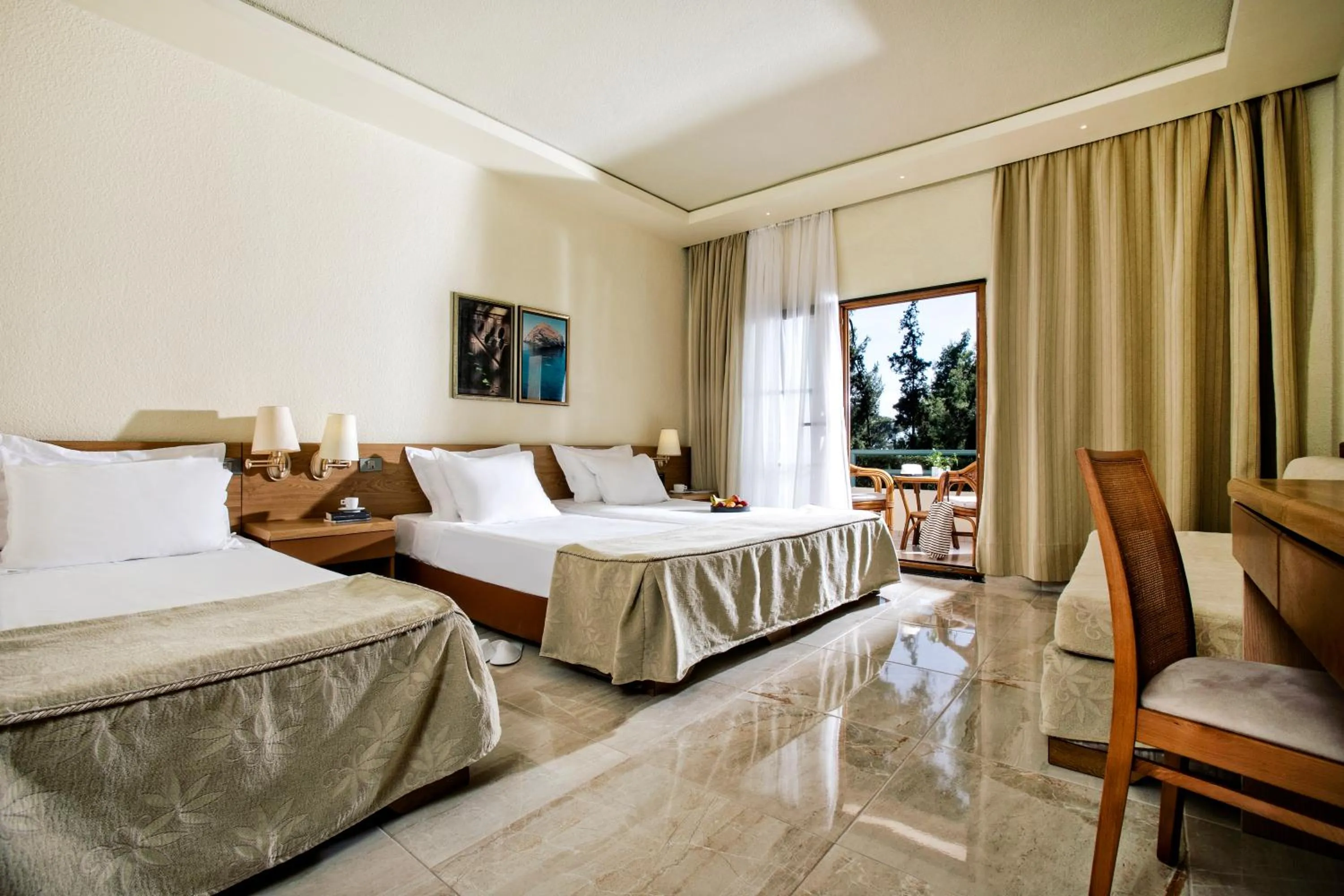 Bed in Possidi Holidays Resort & Suite Hotel