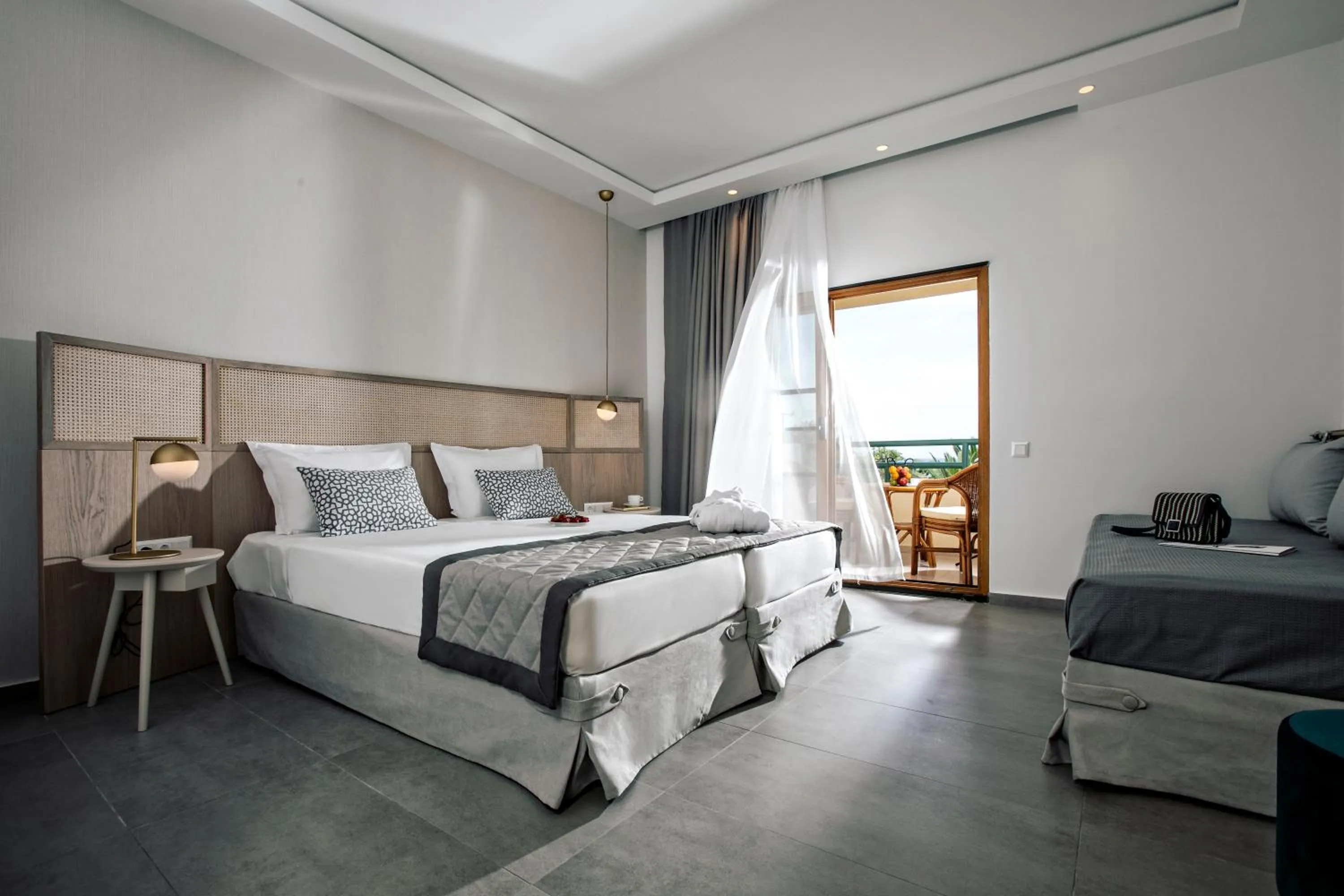 Bed in Possidi Holidays Resort & Suite Hotel