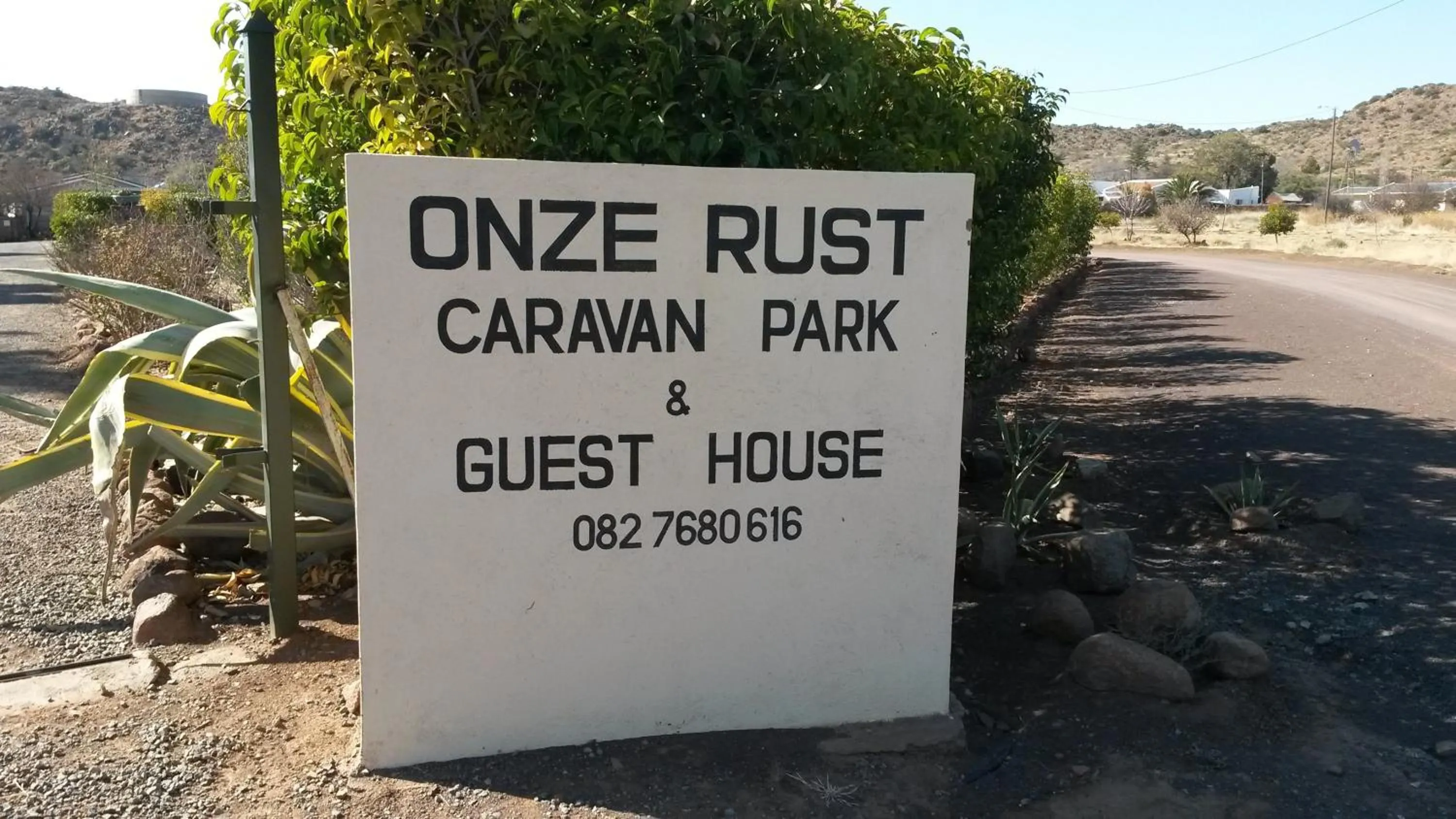 Decorative detail in Onze Rust Guest House and caravanpark