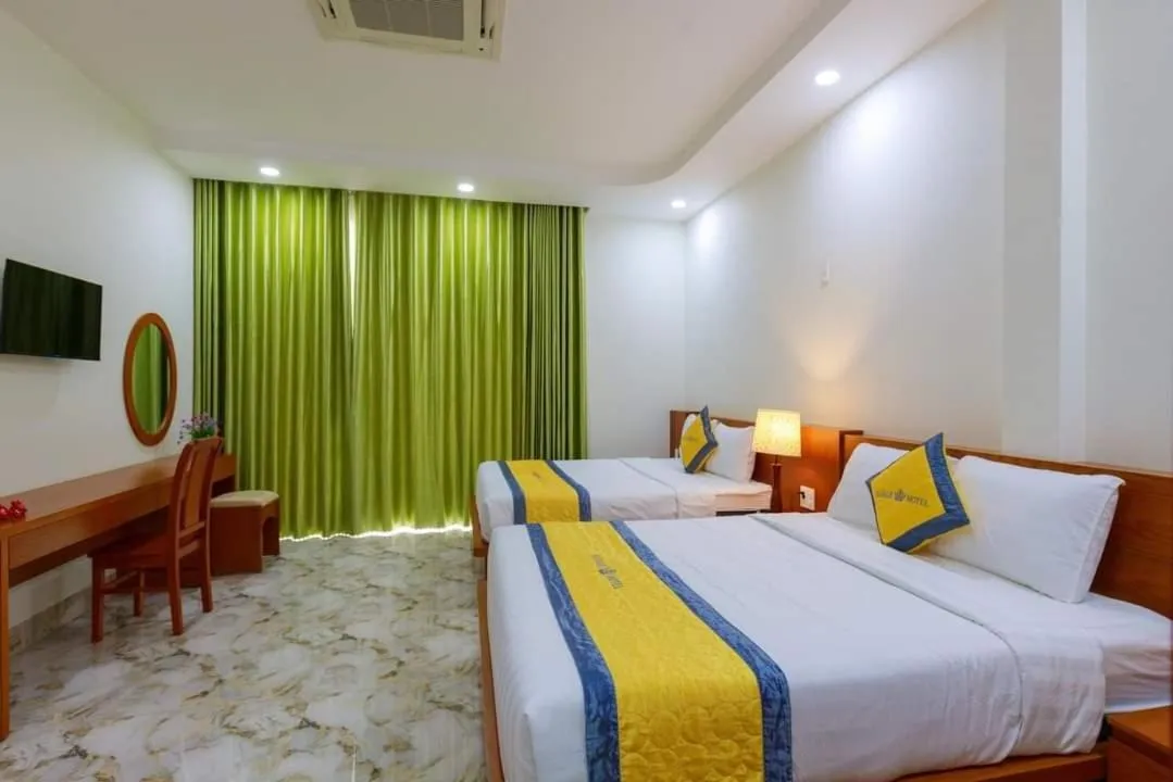 Bed in Hanah Hotel Phan Thiet