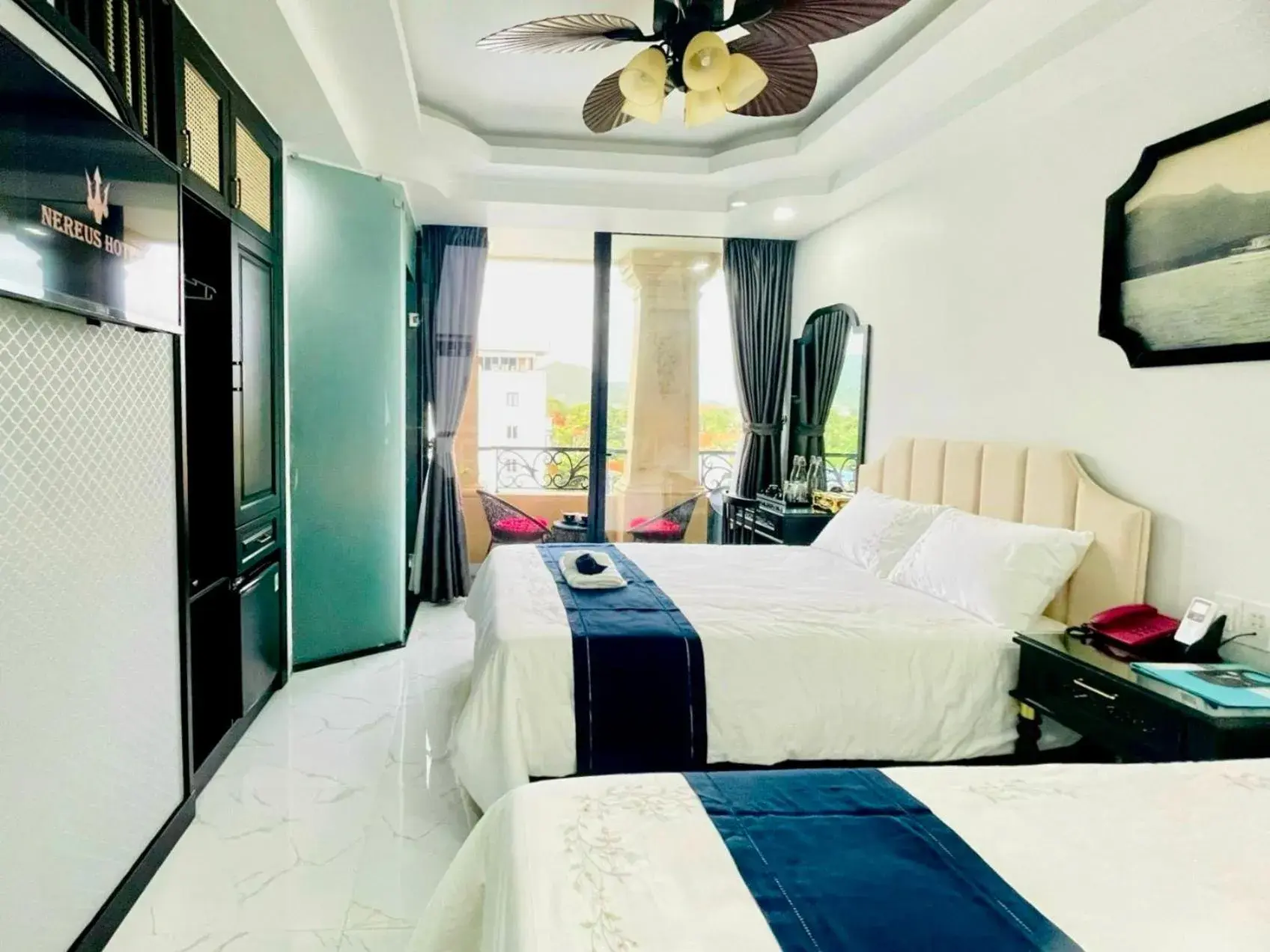 Photo of the whole room, Bed in Nereus Hotel Photo of the whole room, Bed in Nereus Hotel