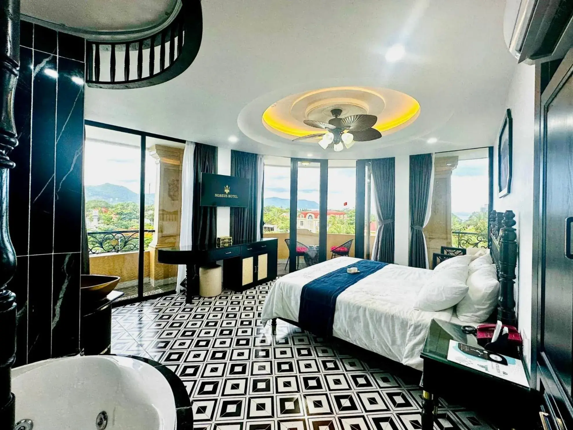 Photo of the whole room, Bed in Nereus Hotel Photo of the whole room, Bed in Nereus Hotel