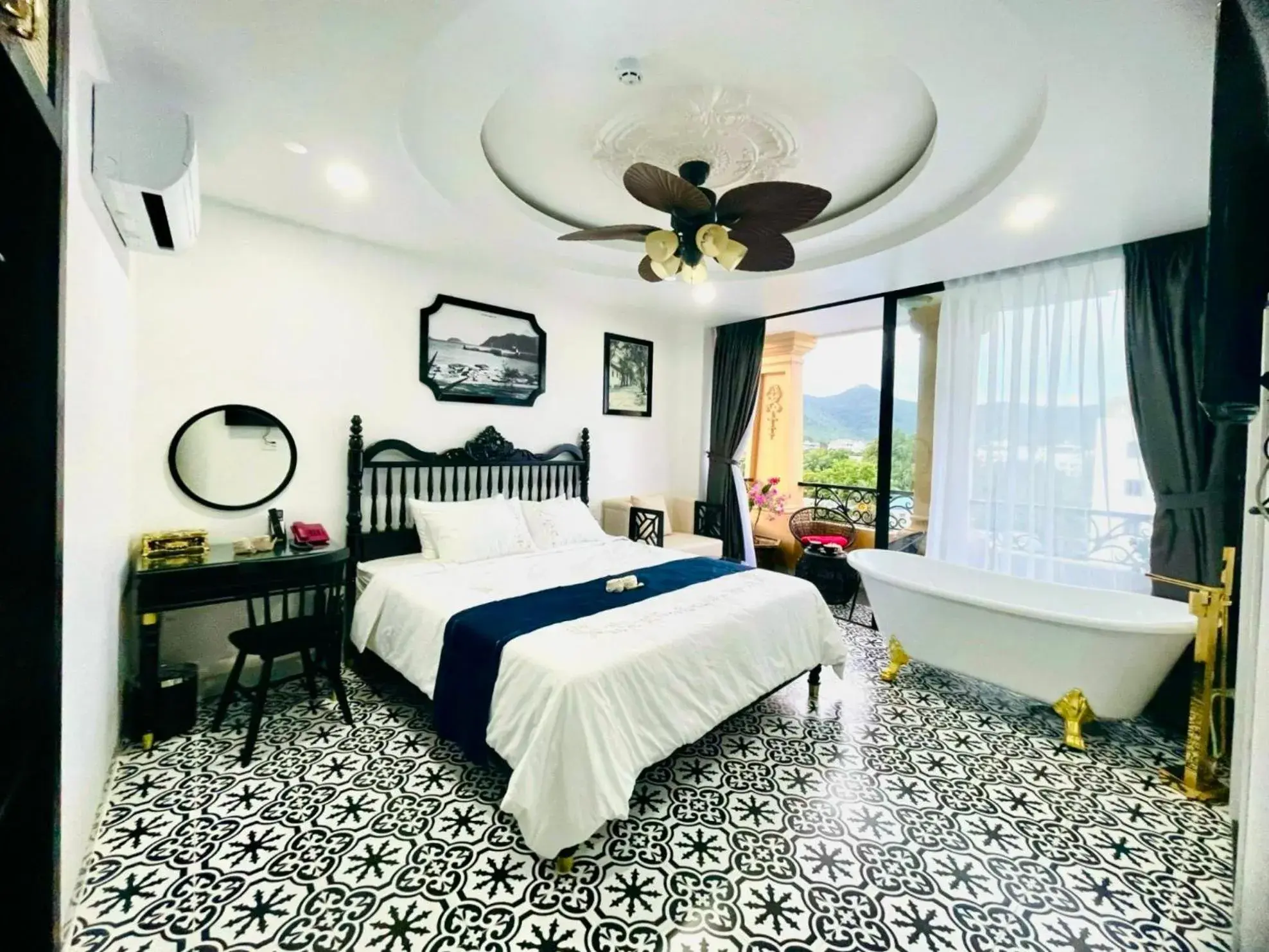 Bed in Nereus Hotel Bed in Nereus Hotel