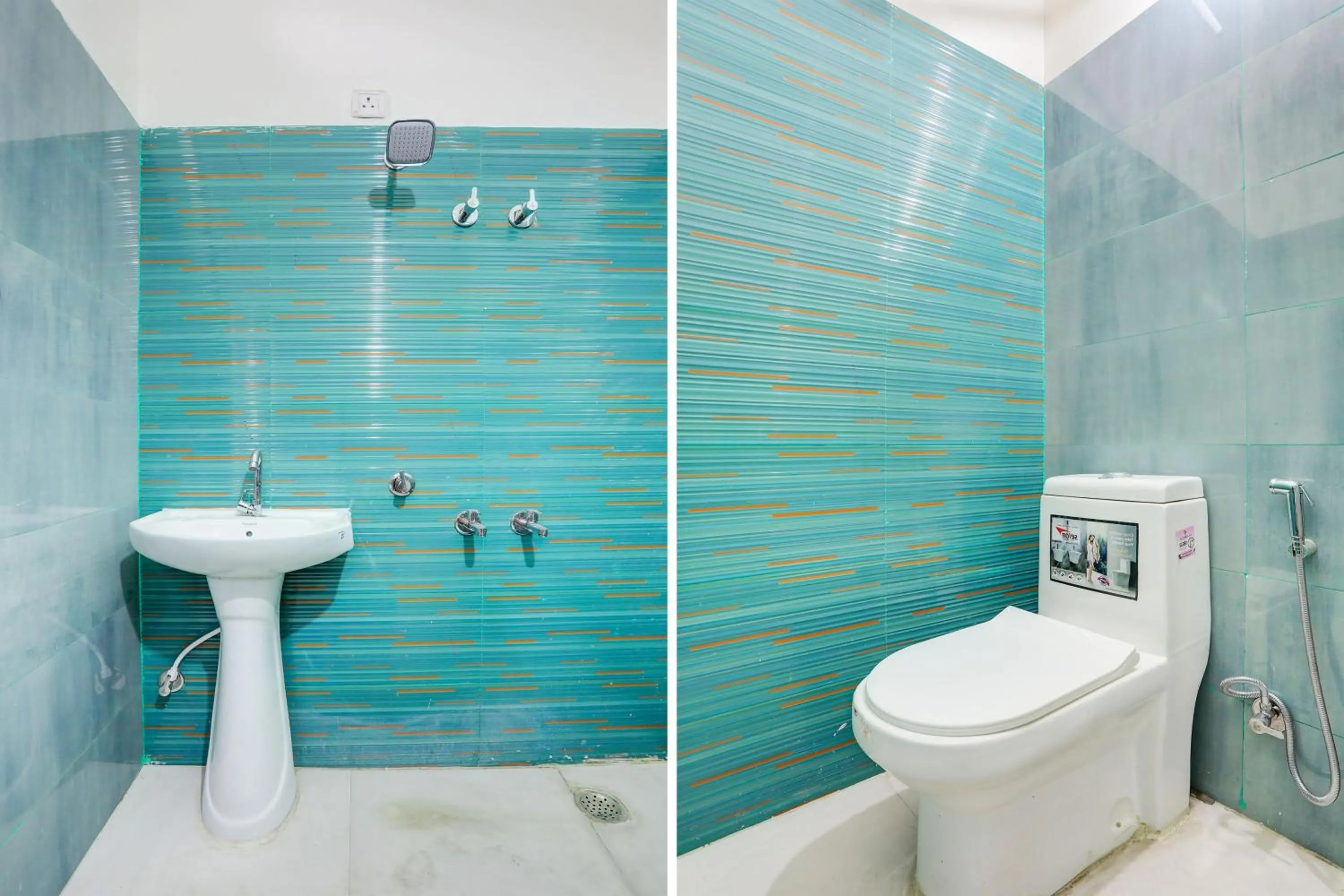 Bathroom in Hotel O 4 Square Residency