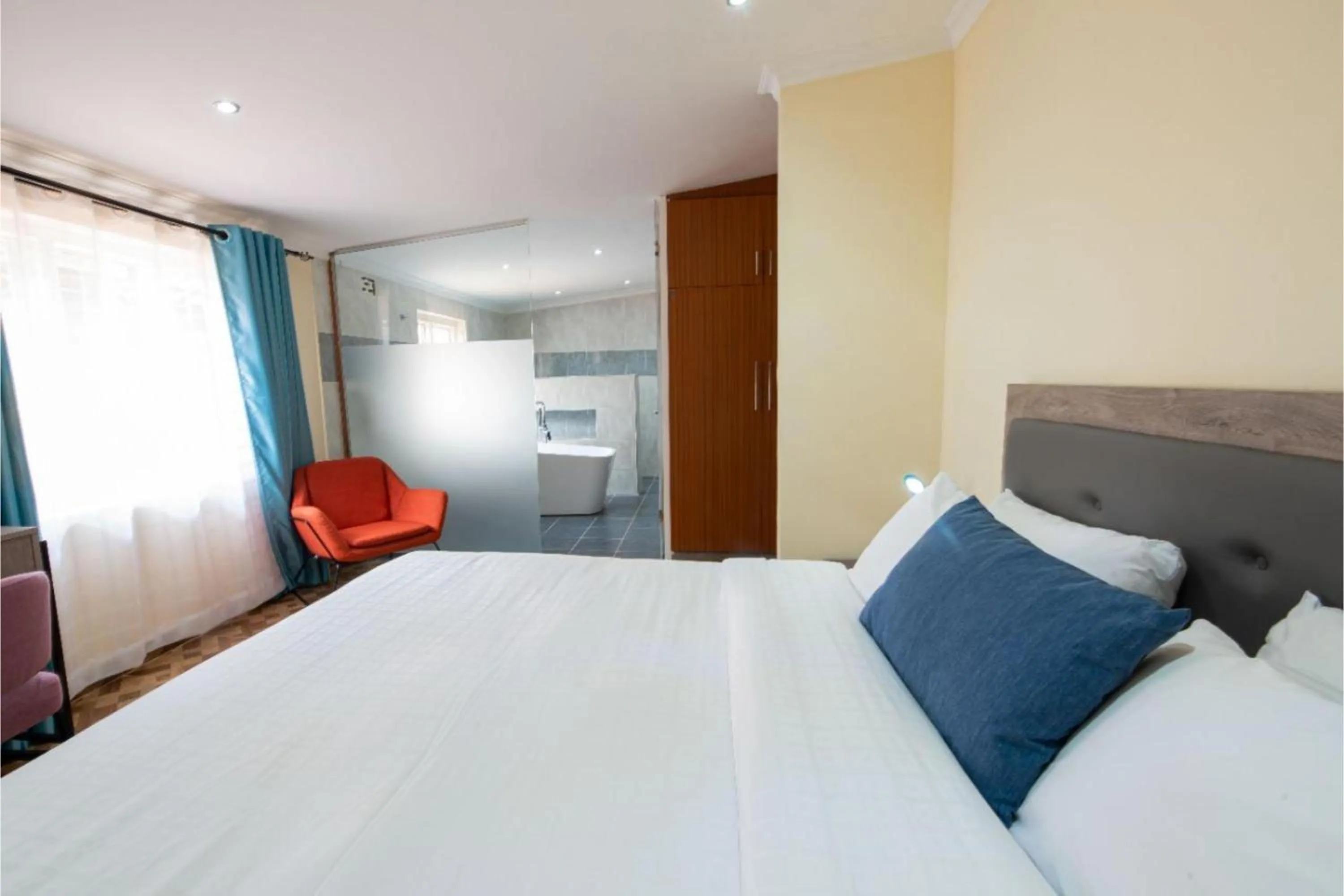 Bed in Kongoni House