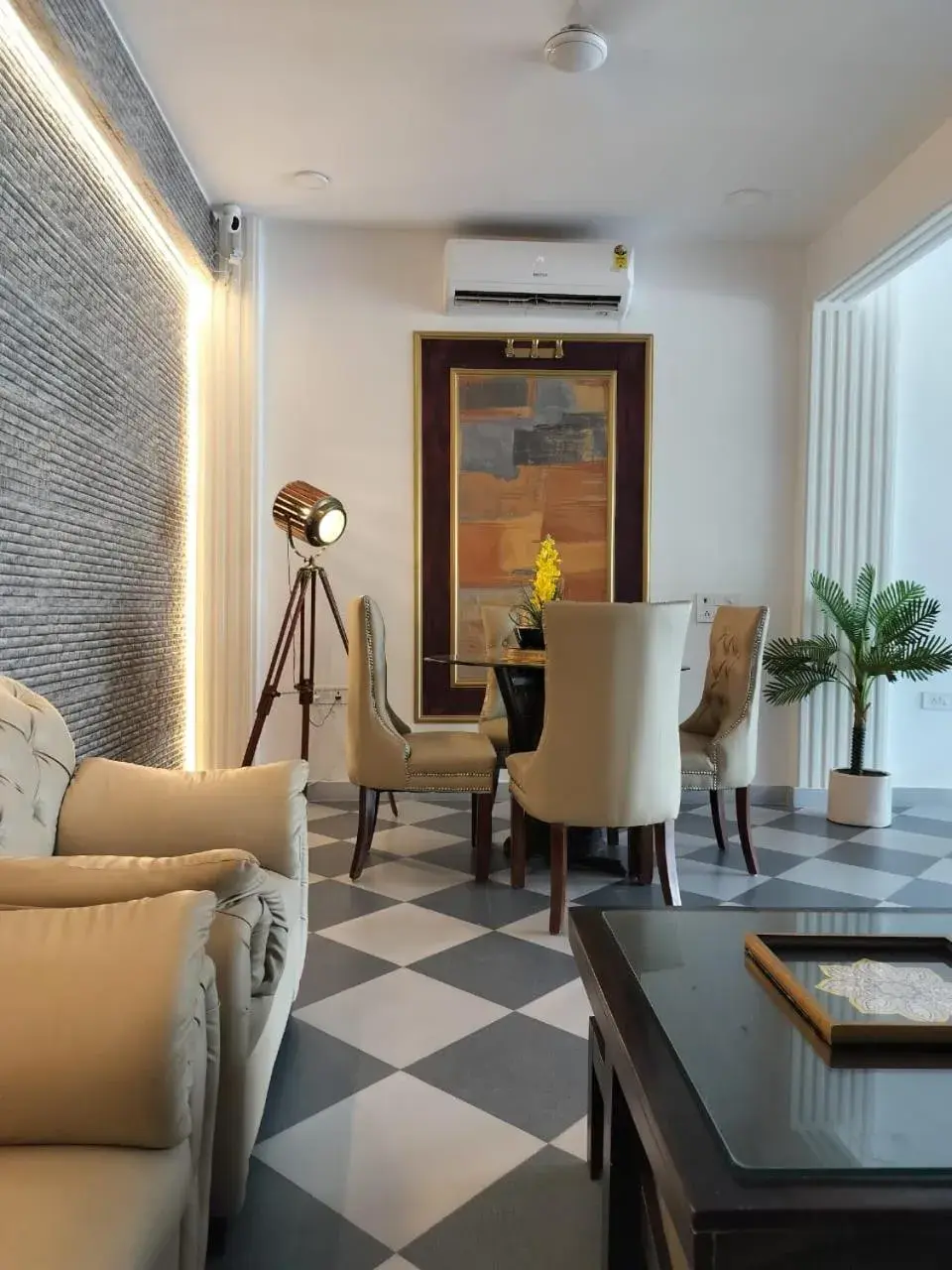 Lobby or reception in Saffron Inn - Expo India Mart Lobby or reception in Saffron Inn - Expo India Mart