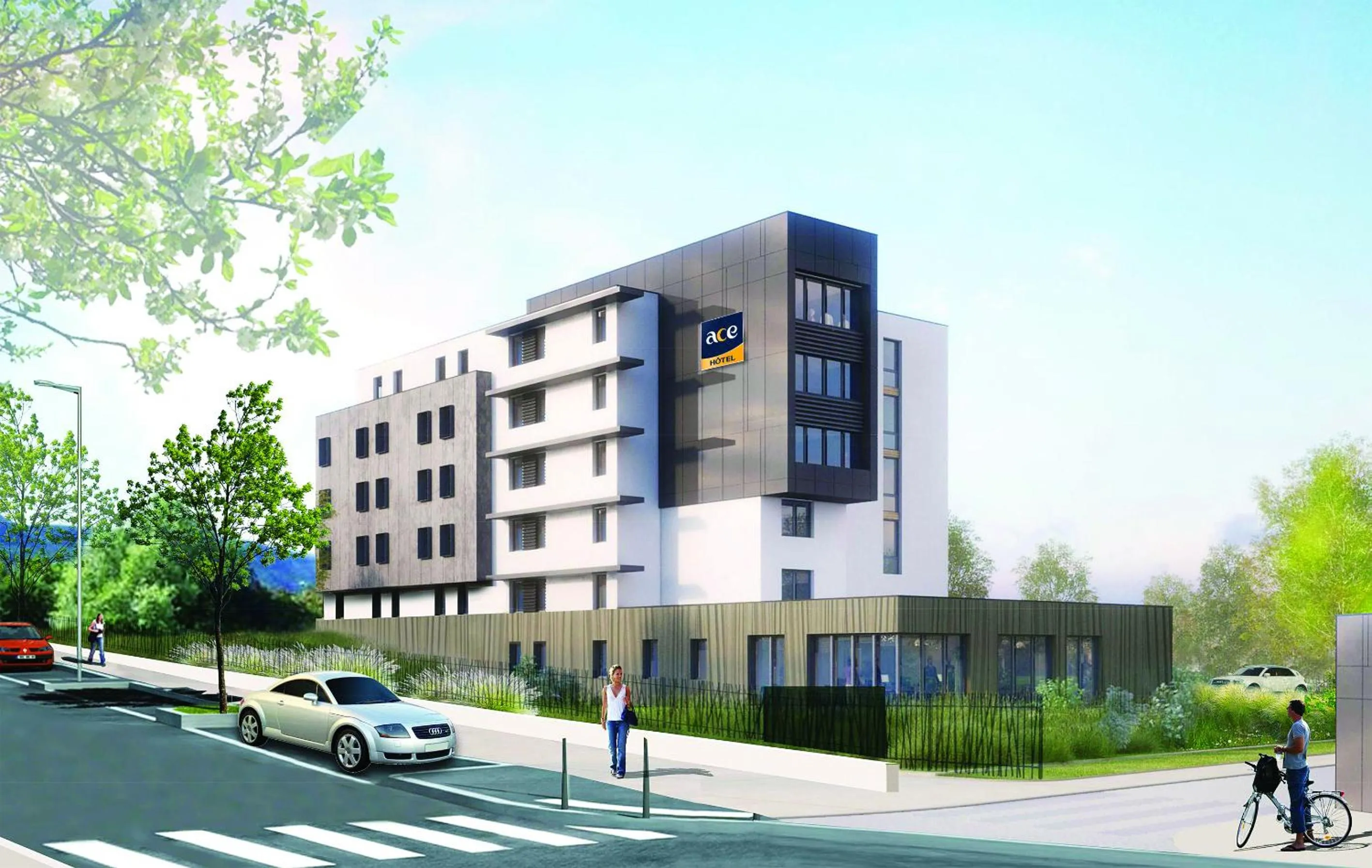 Facade/entrance in Ace Hotel Annecy