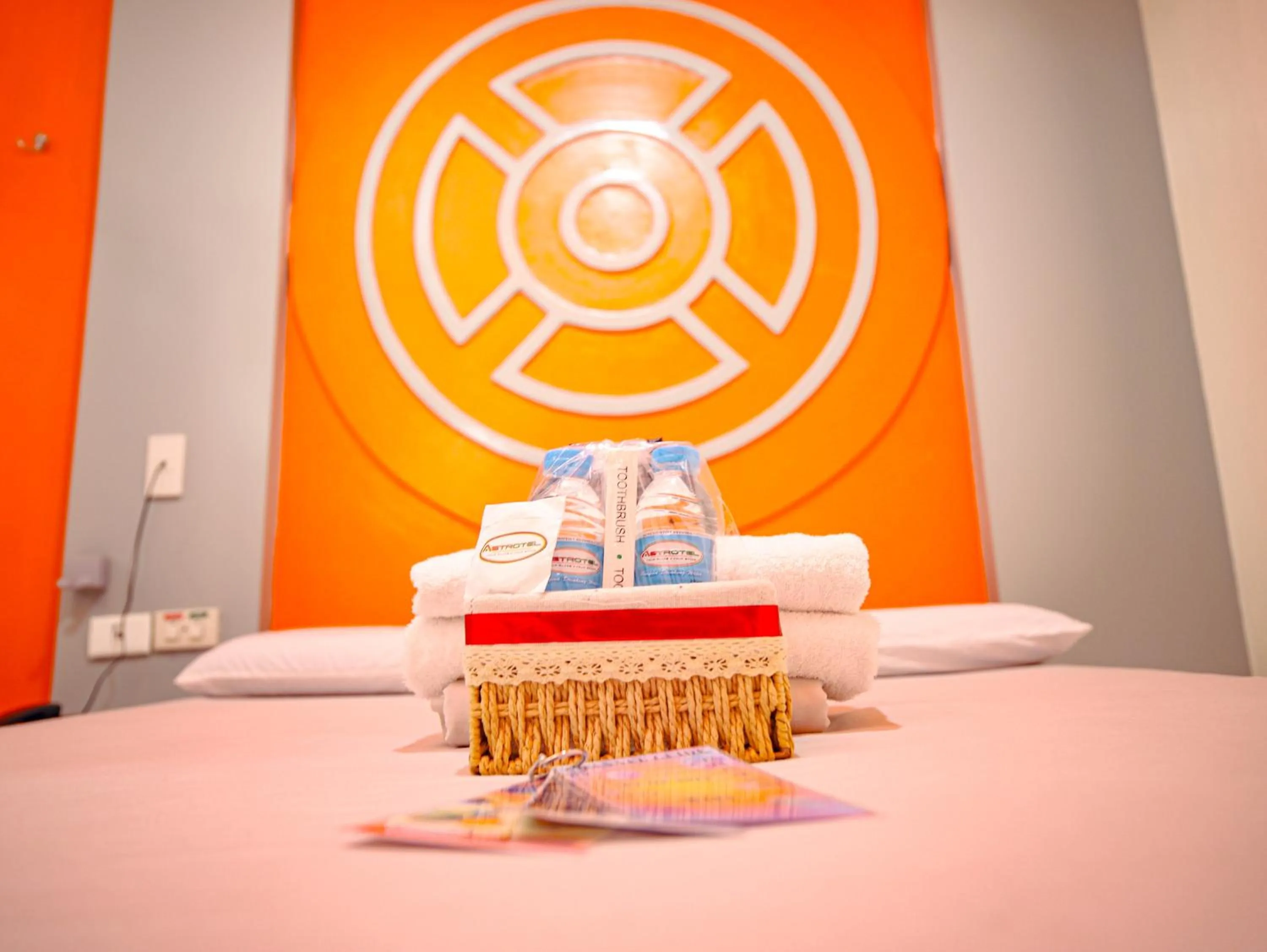 Bed in Astrotel Monumento