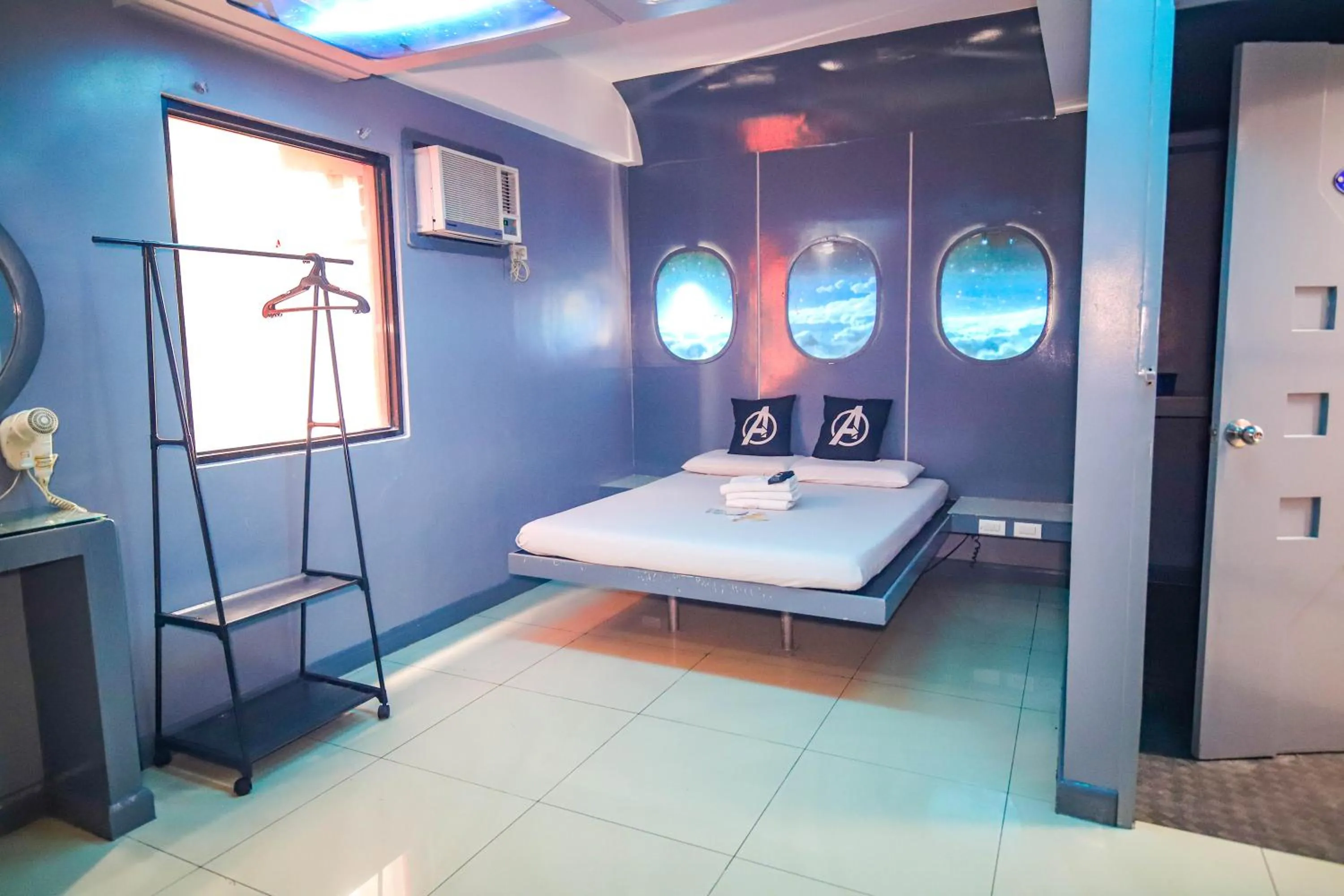 Bed in Astrotel Monumento