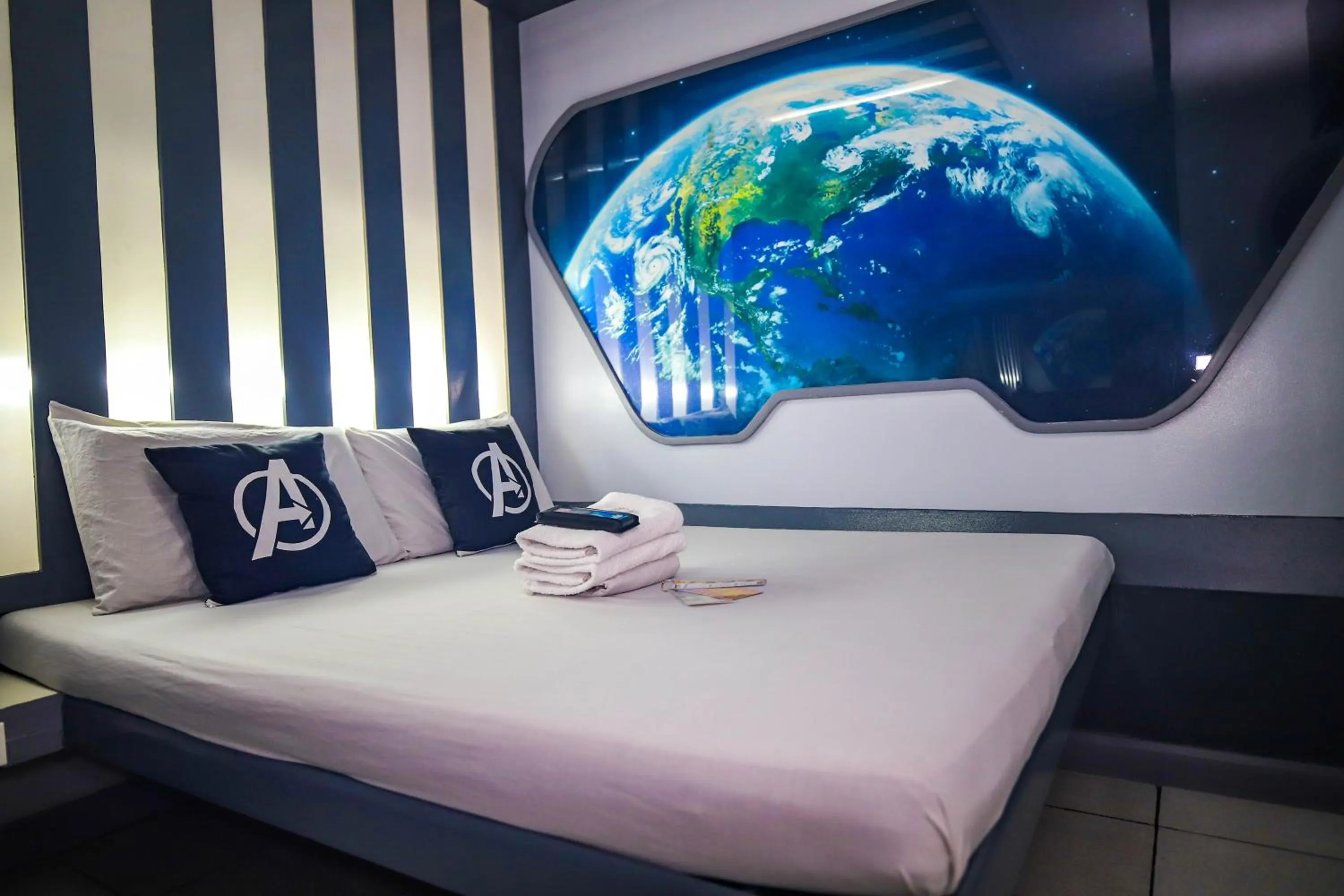 Bed in Astrotel Monumento
