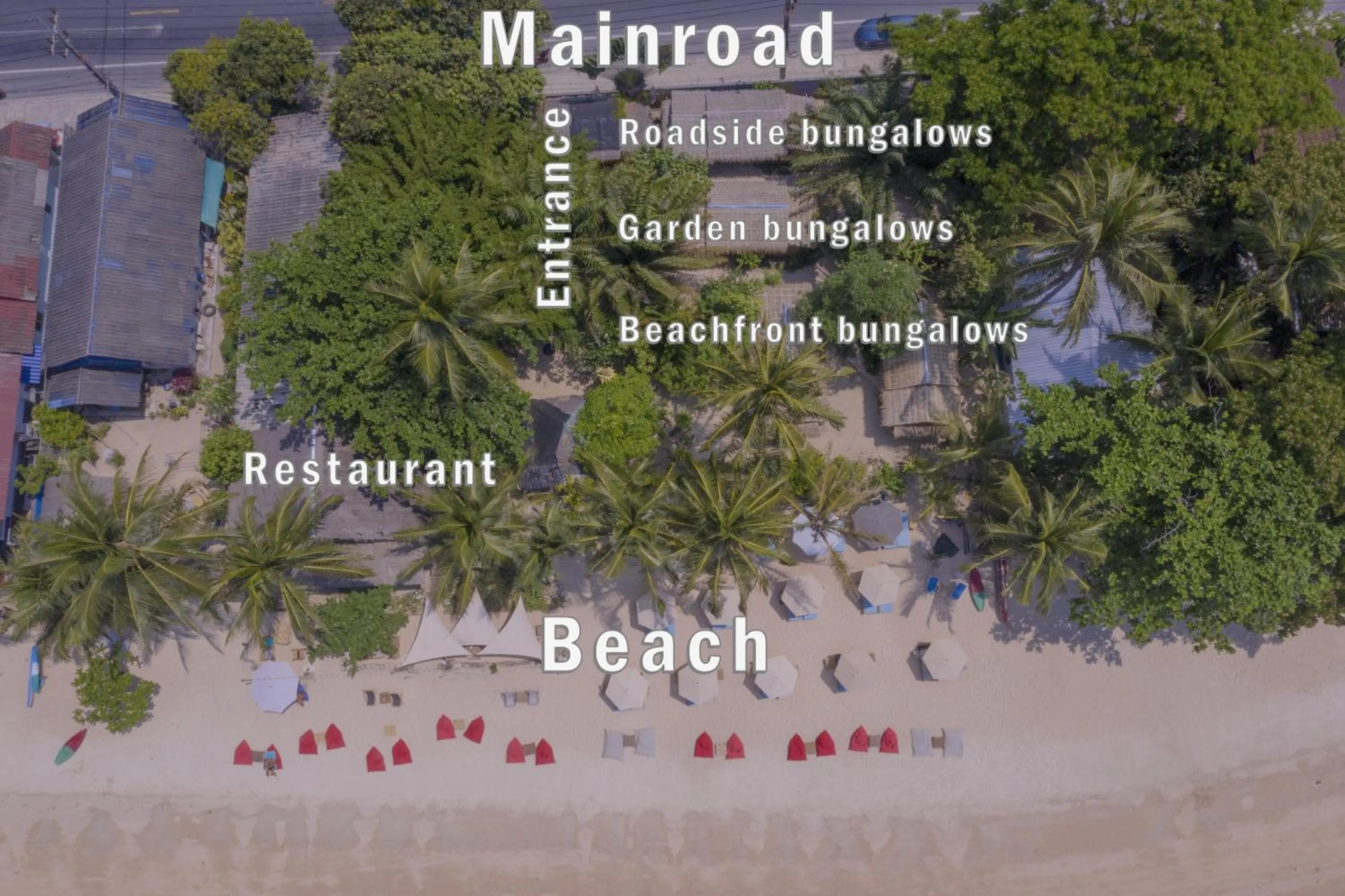 Natural landscape in Coco Sunset Beach