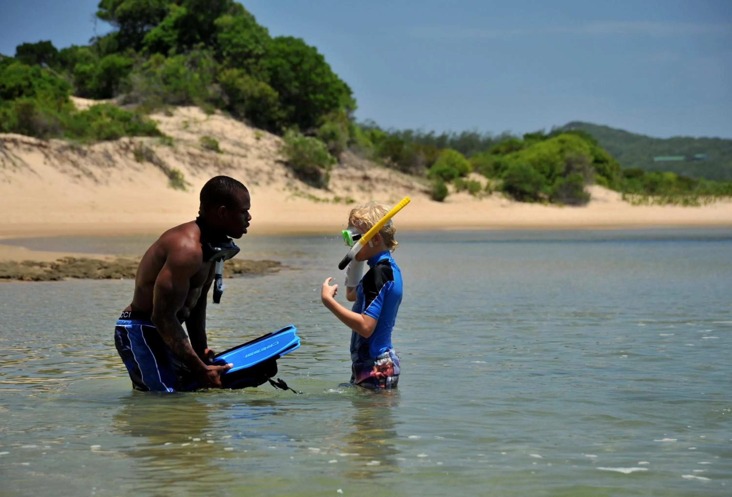 young children in Machangulo Beach Lodge