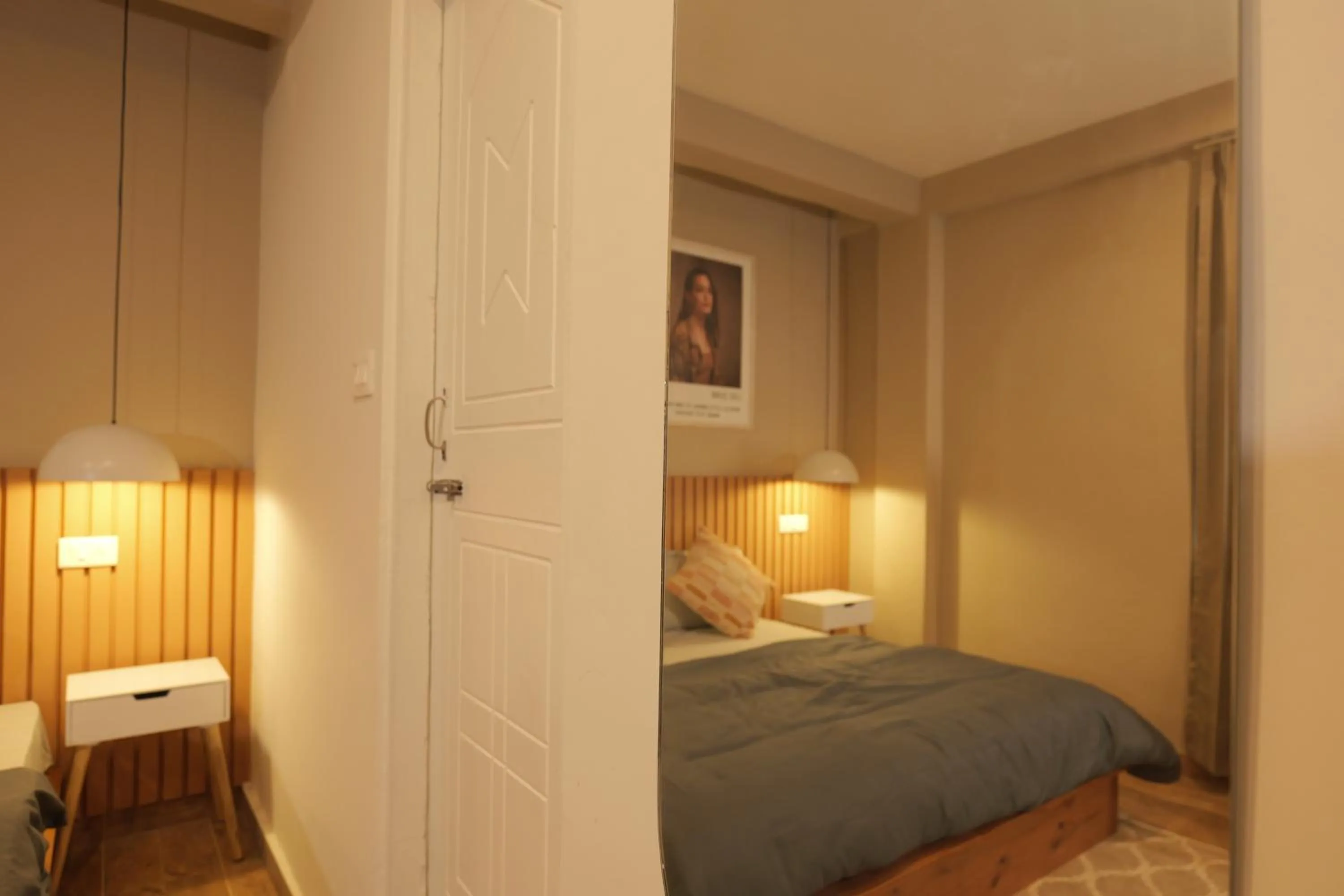 Bed in The Trippy Tribe Riverside Hostel Kasol