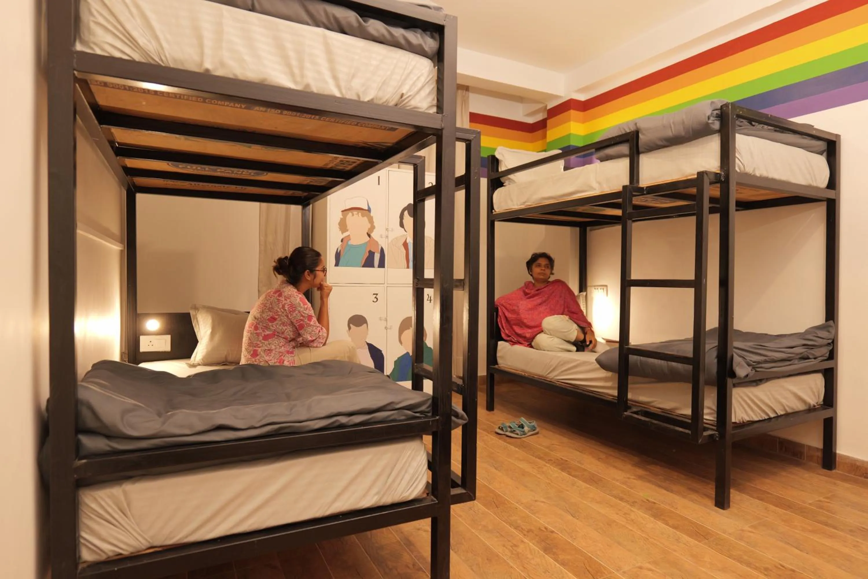 Bed in The Trippy Tribe Riverside Hostel Kasol