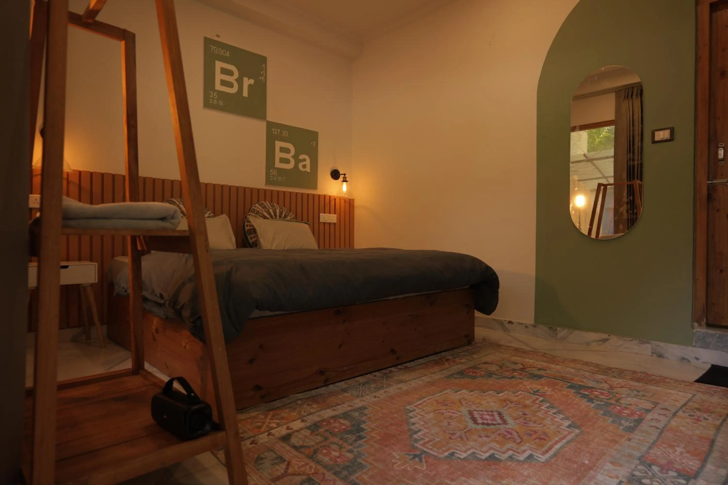 Bed in The Trippy Tribe Riverside Hostel Kasol