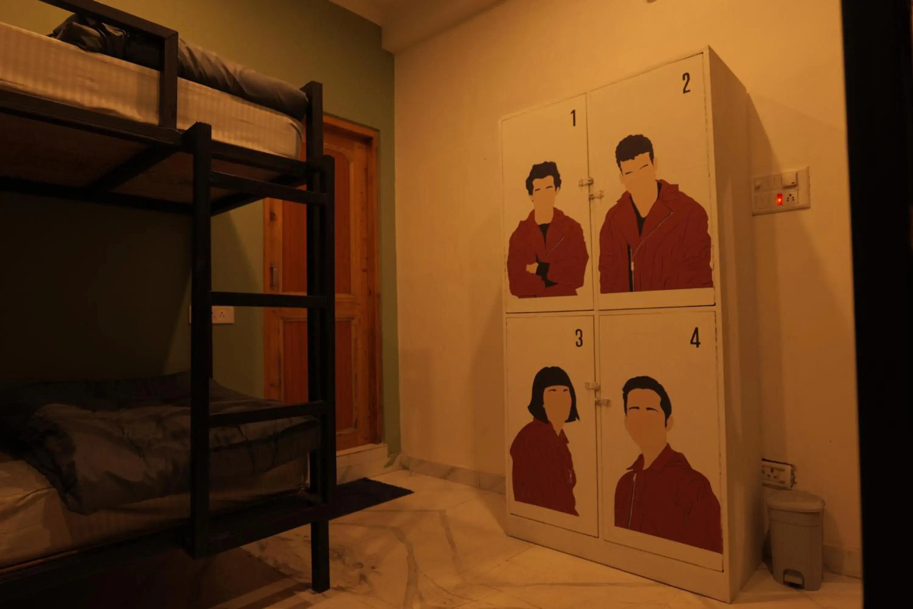 Bed in The Trippy Tribe Riverside Hostel Kasol Bed in The Trippy Tribe Riverside Hostel Kasol