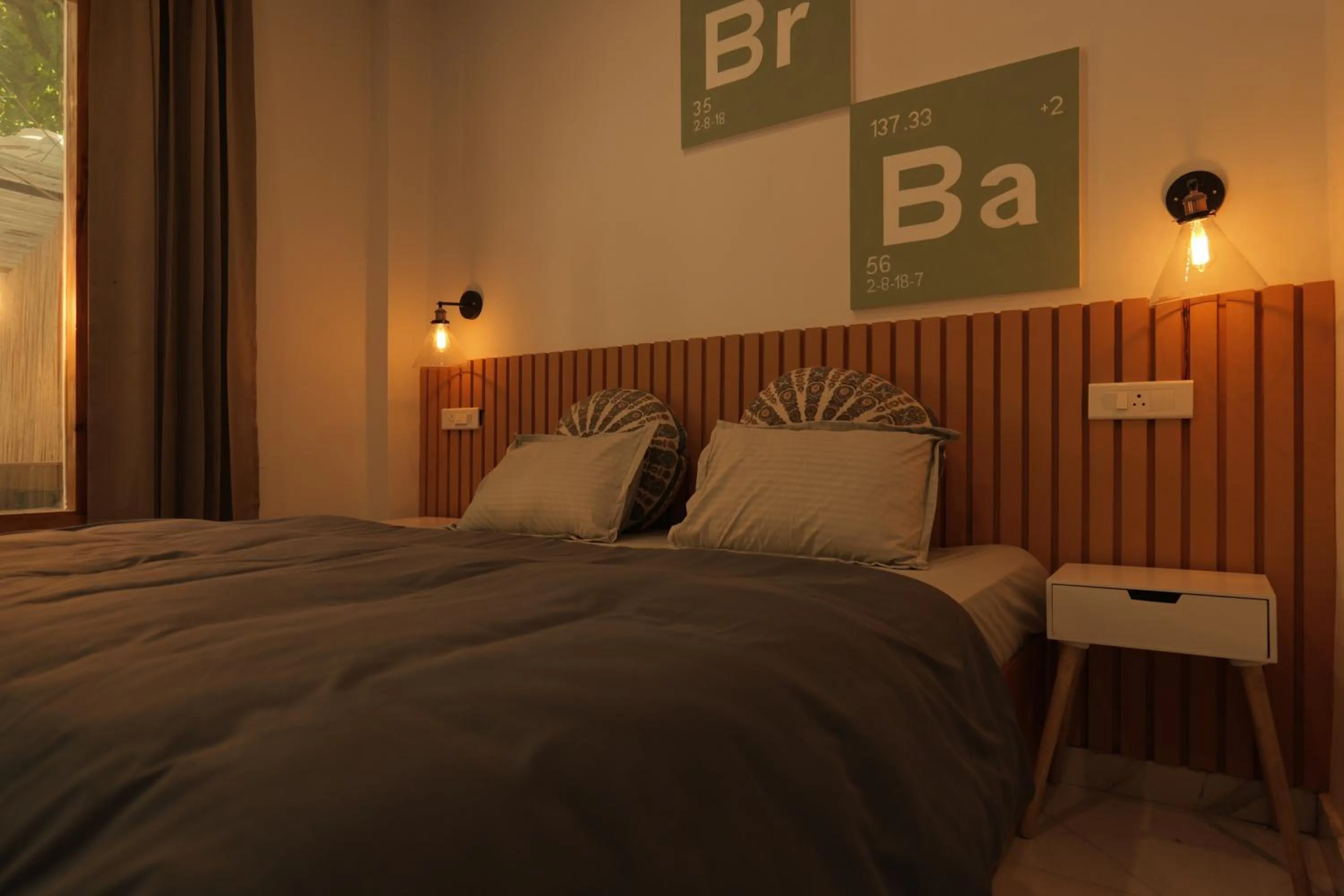 Bed in The Trippy Tribe Riverside Hostel Kasol