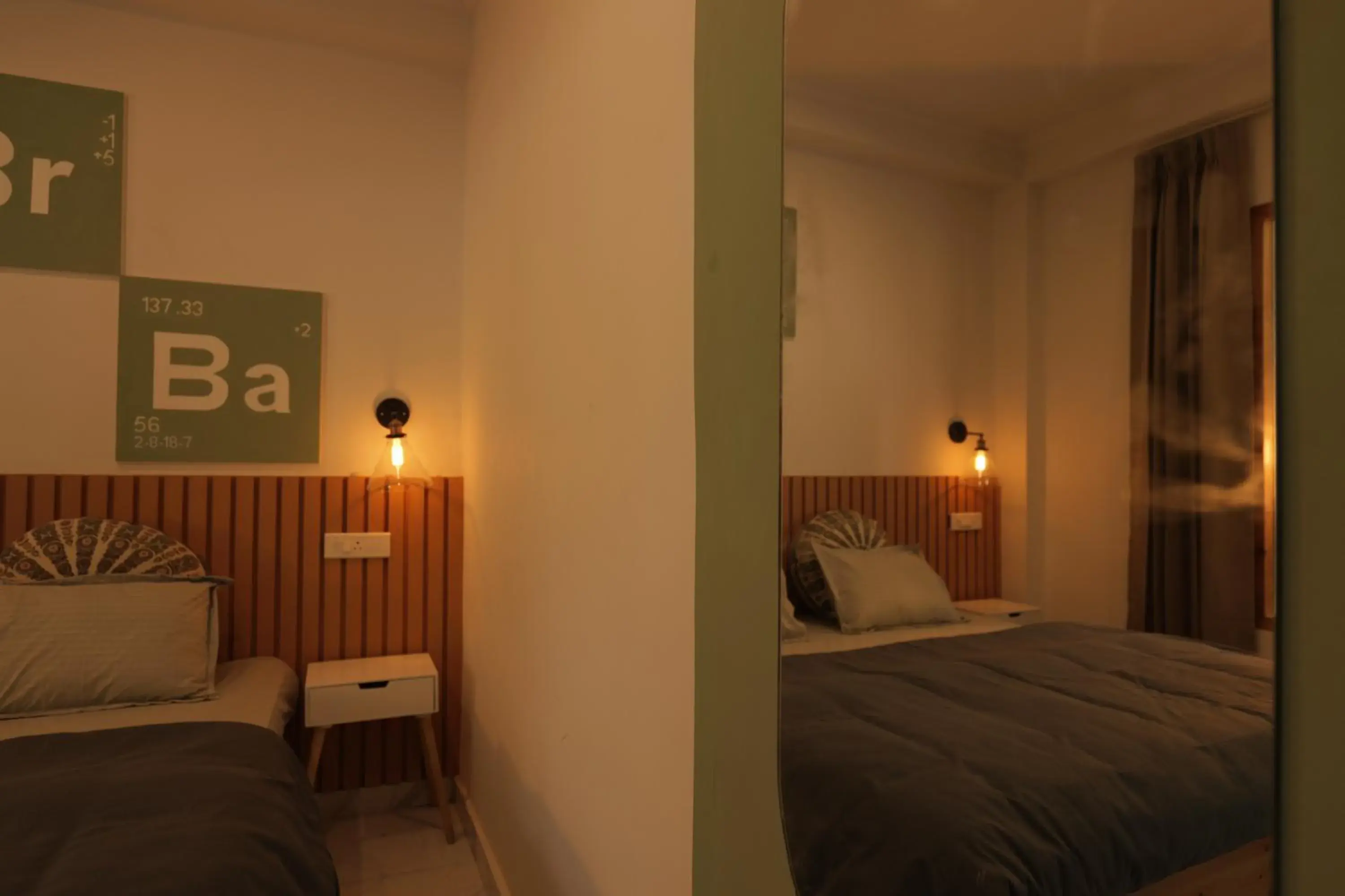 Bed in The Trippy Tribe Riverside Hostel Kasol Bed in The Trippy Tribe Riverside Hostel Kasol