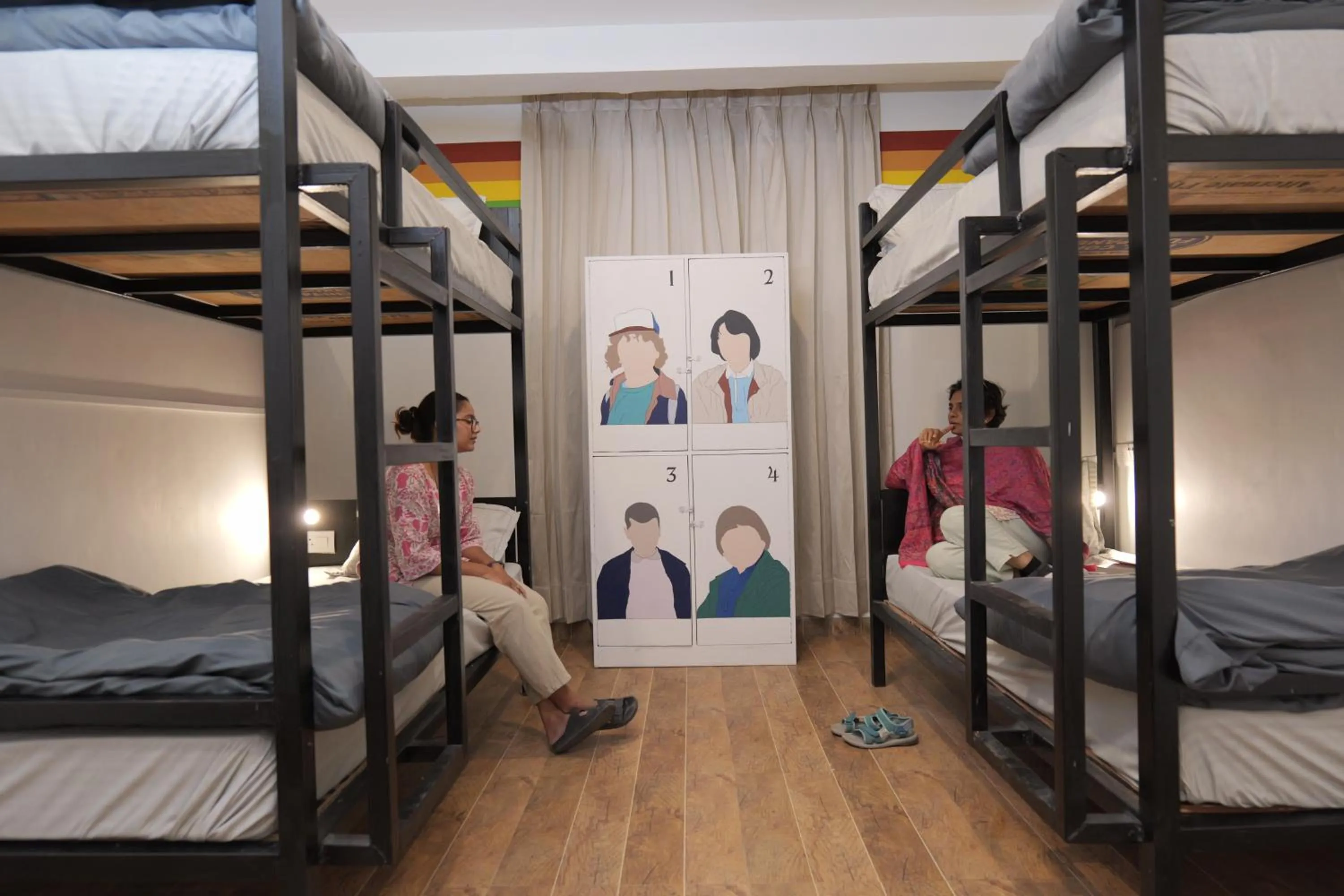 Bed in The Trippy Tribe Riverside Hostel Kasol