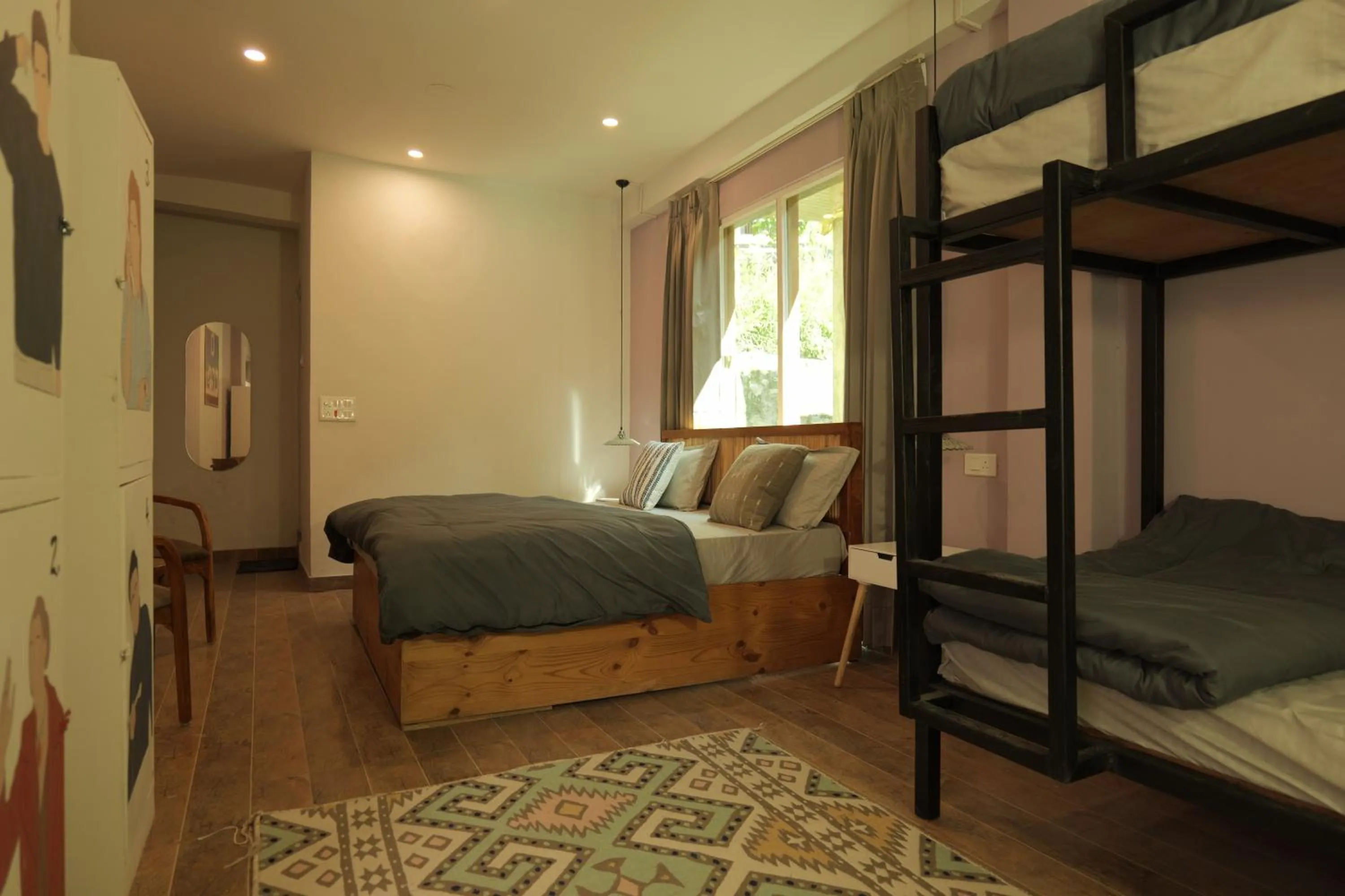 Bed in The Trippy Tribe Riverside Hostel Kasol