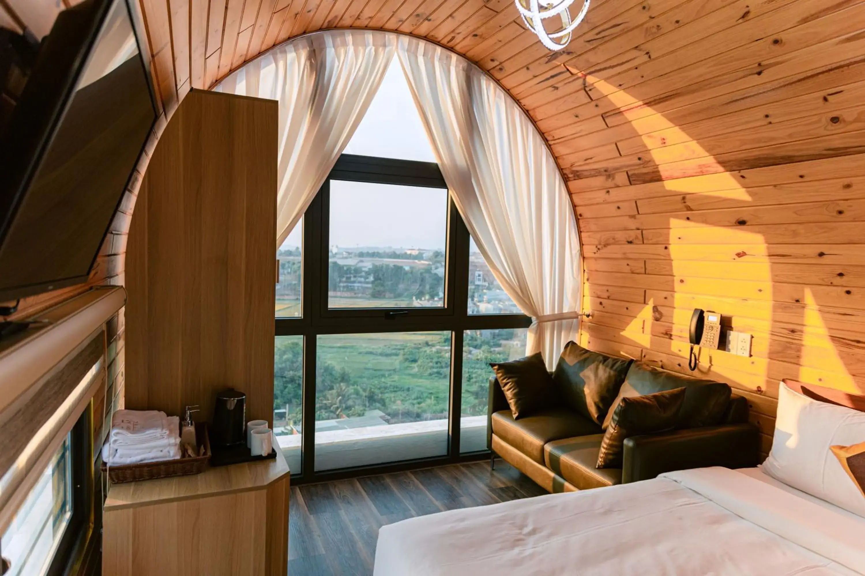 Natural landscape, Bed in LuckyStar Hotel Natural landscape, Bed in LuckyStar Hotel