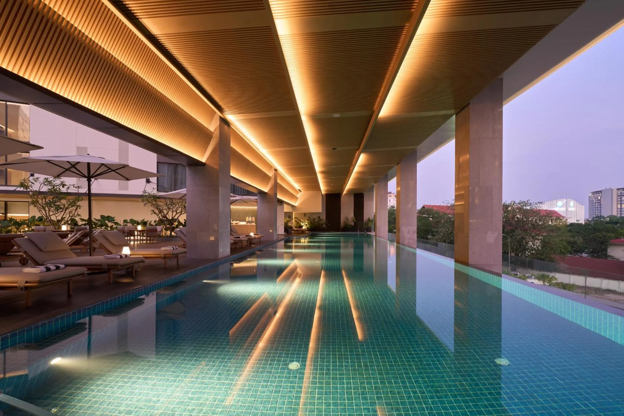 Swimming pool in Holiday Inn & Suites Vientiane by IHG