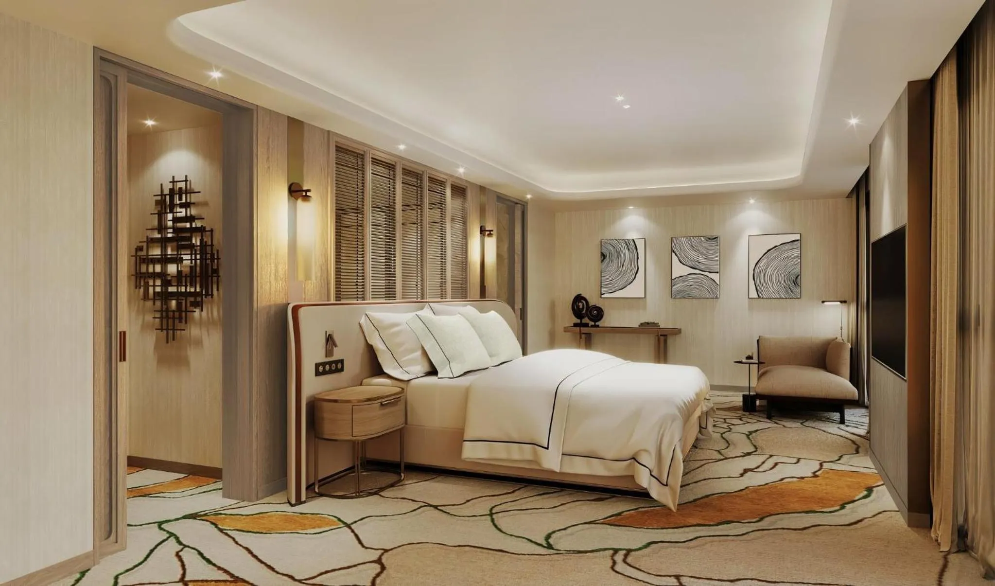 Photo of the whole room, Bed in Holiday Inn & Suites Vientiane by IHG